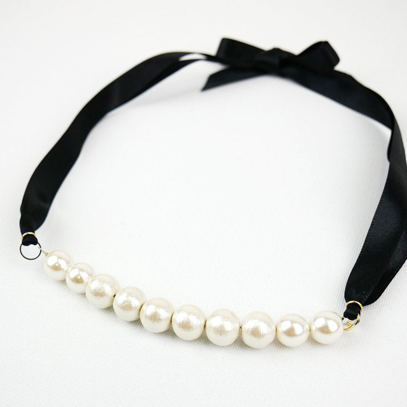 COTTON PEARL NECKLESS (AL711009）