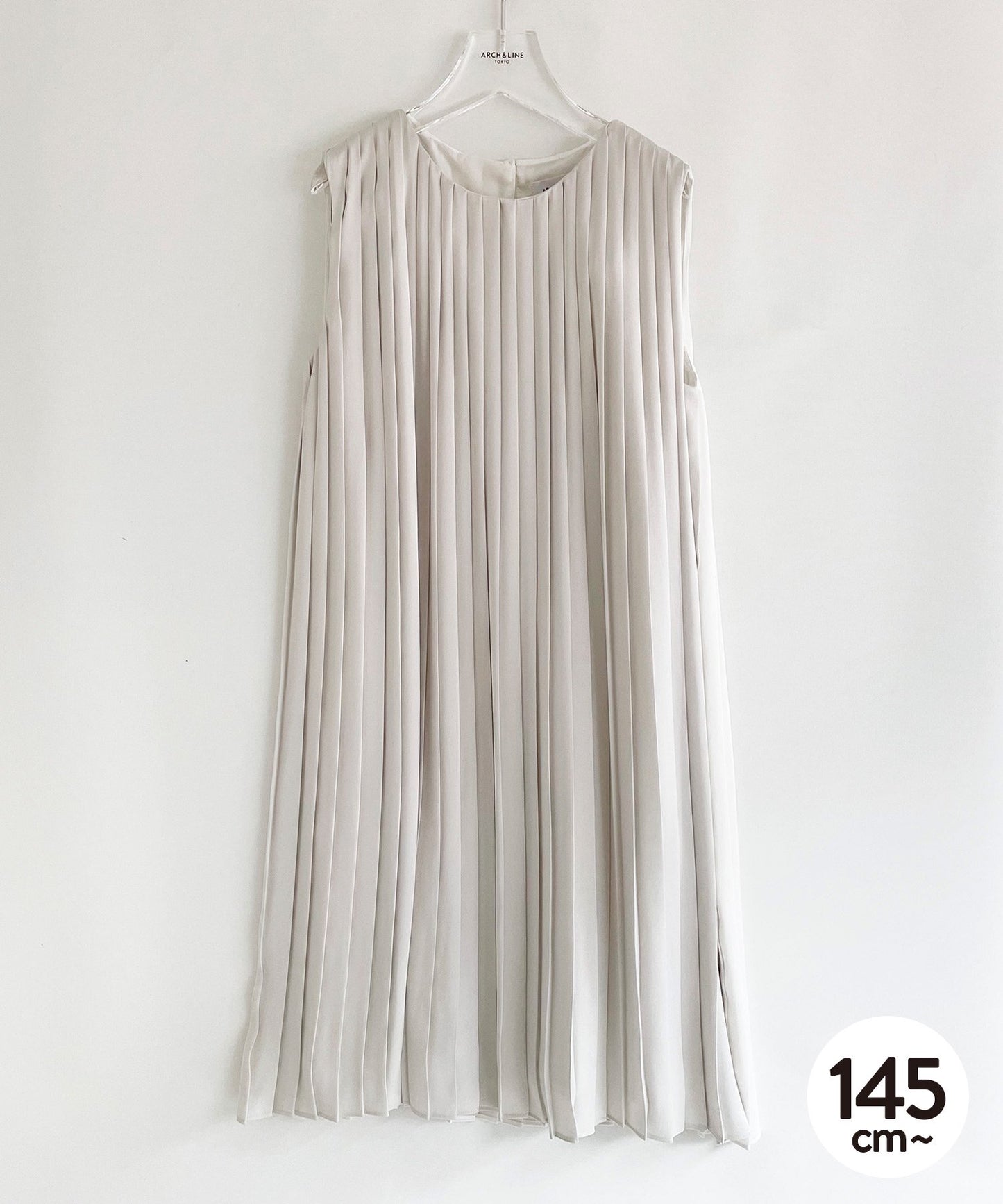 SLEEVELESS PLEATS DRESS フォーマル [145-165cm]