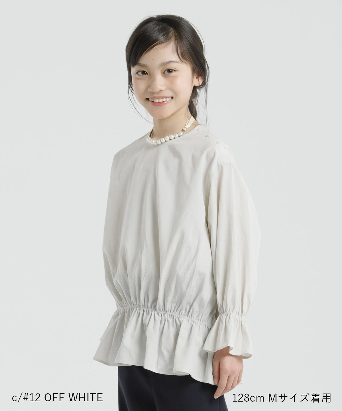 OUTLET DRAWSTRING BLOUSE