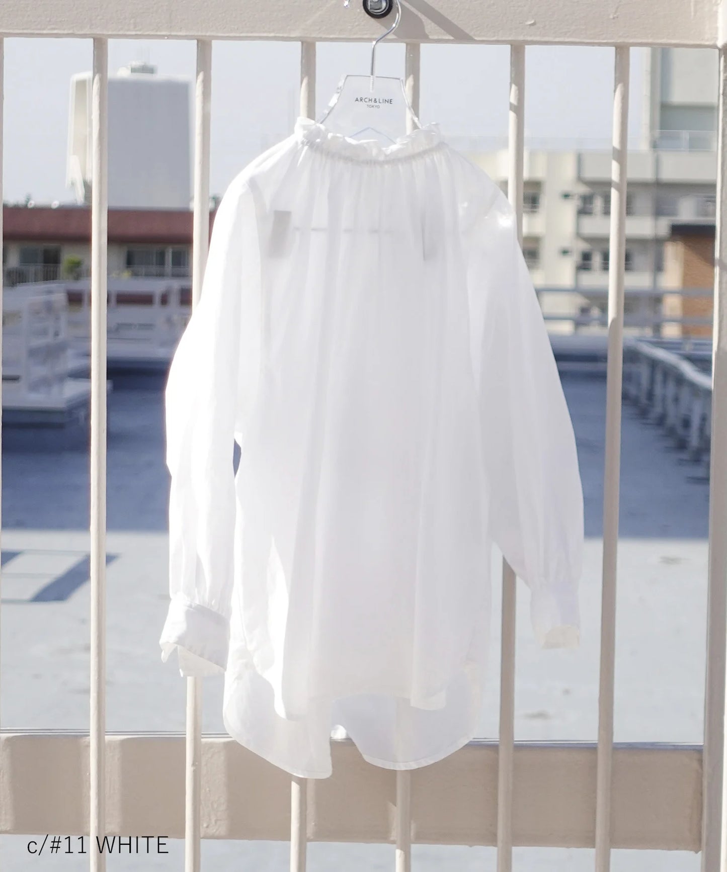 《環保材質》2WAY 褶邊襯衫 正裝,上下皆可【100-145cm】