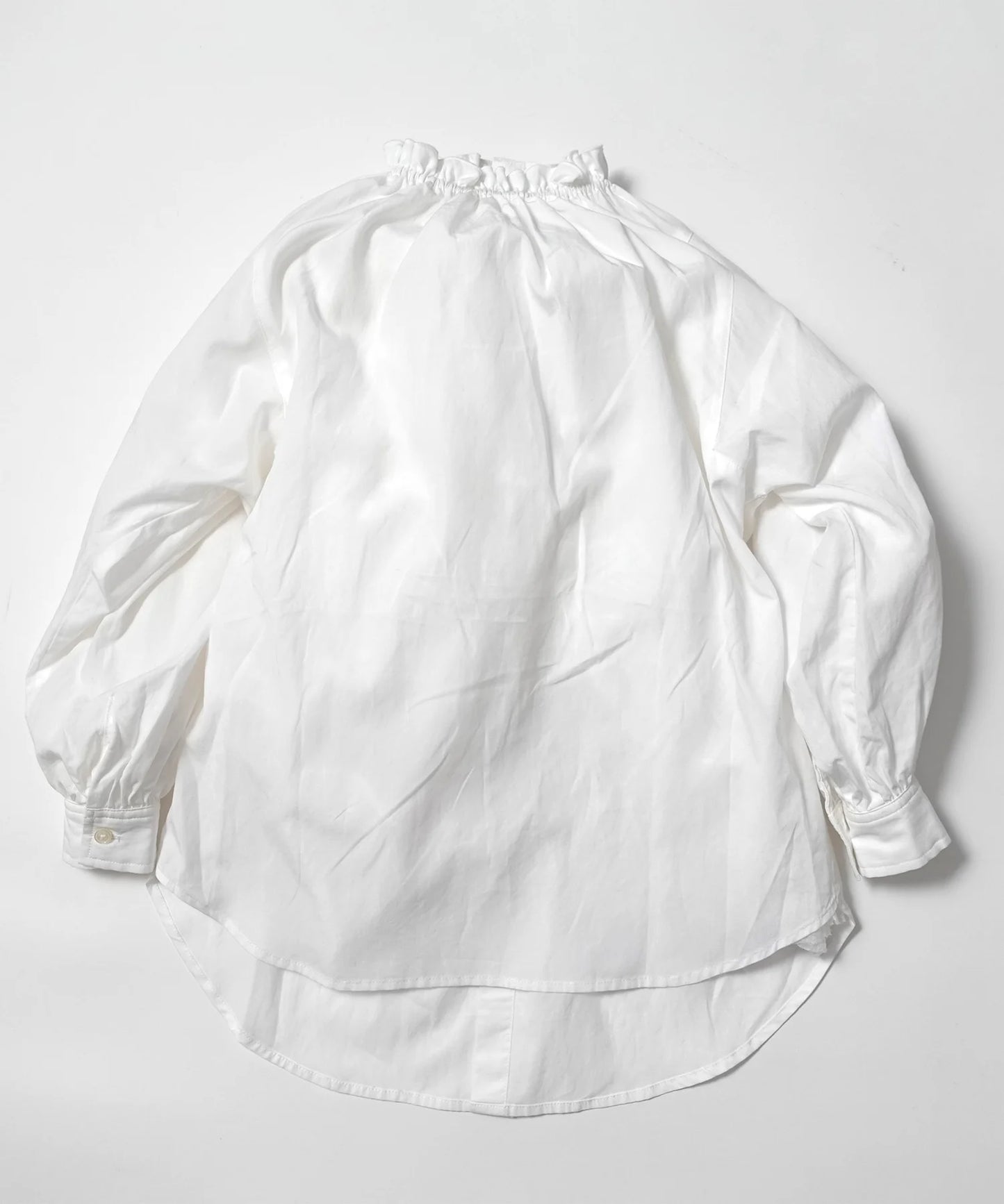 《環保材質》2WAY 褶邊襯衫 正裝,上下皆可【100-145cm】