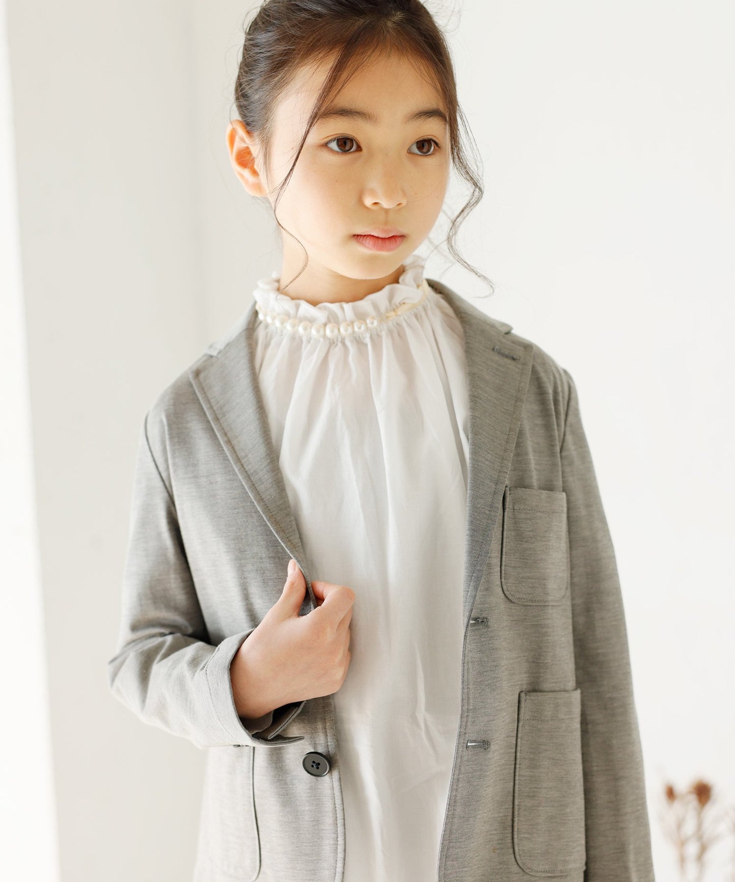 《環保材質》2WAY 褶邊襯衫 正裝,上下皆可【100-145cm】