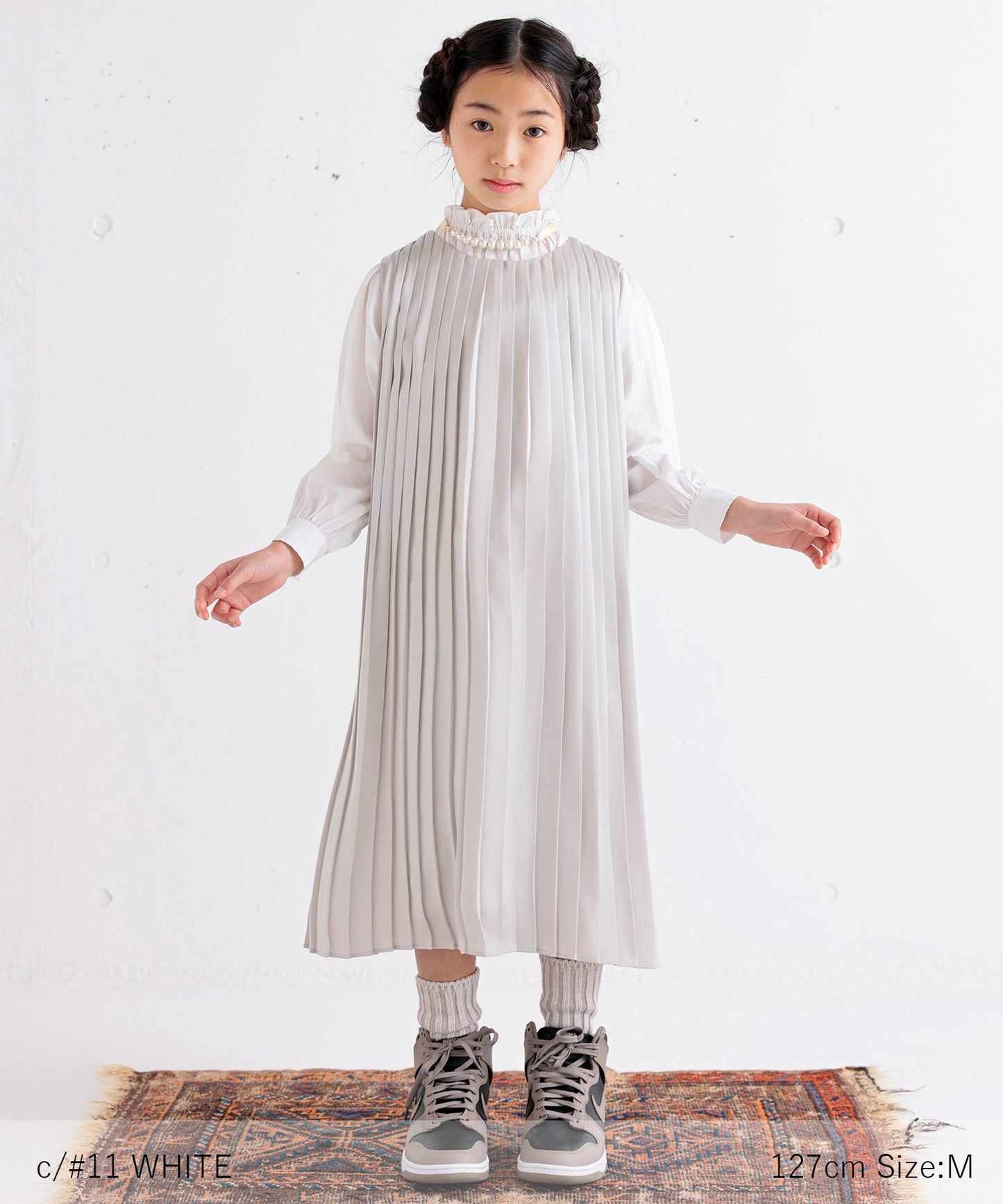 《環保材質》2WAY 褶邊襯衫 正裝,上下皆可【100-145cm】