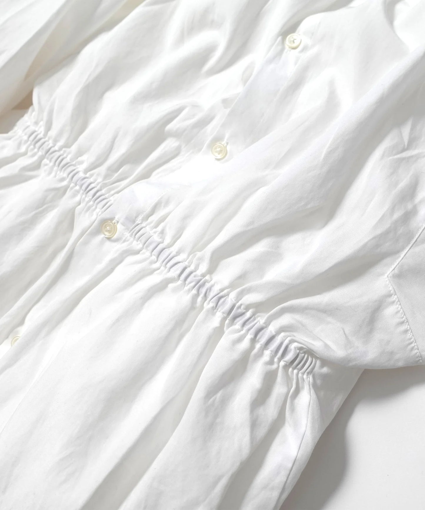 《環保材質》2WAY 褶邊襯衫 正裝,上下皆可【145-165cm】