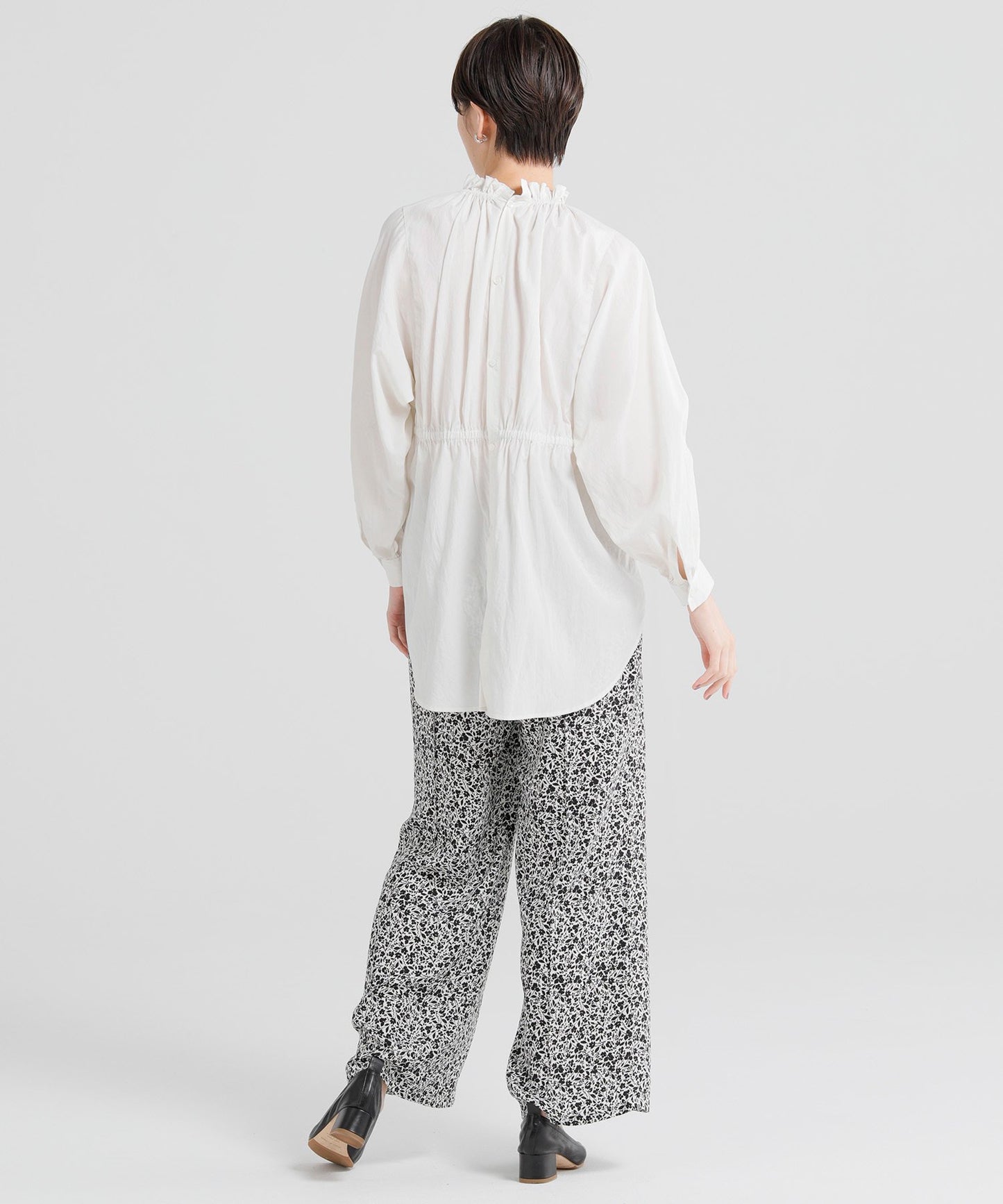 《環保材質》2WAY 褶邊襯衫 正裝,上下皆可【145-165cm】