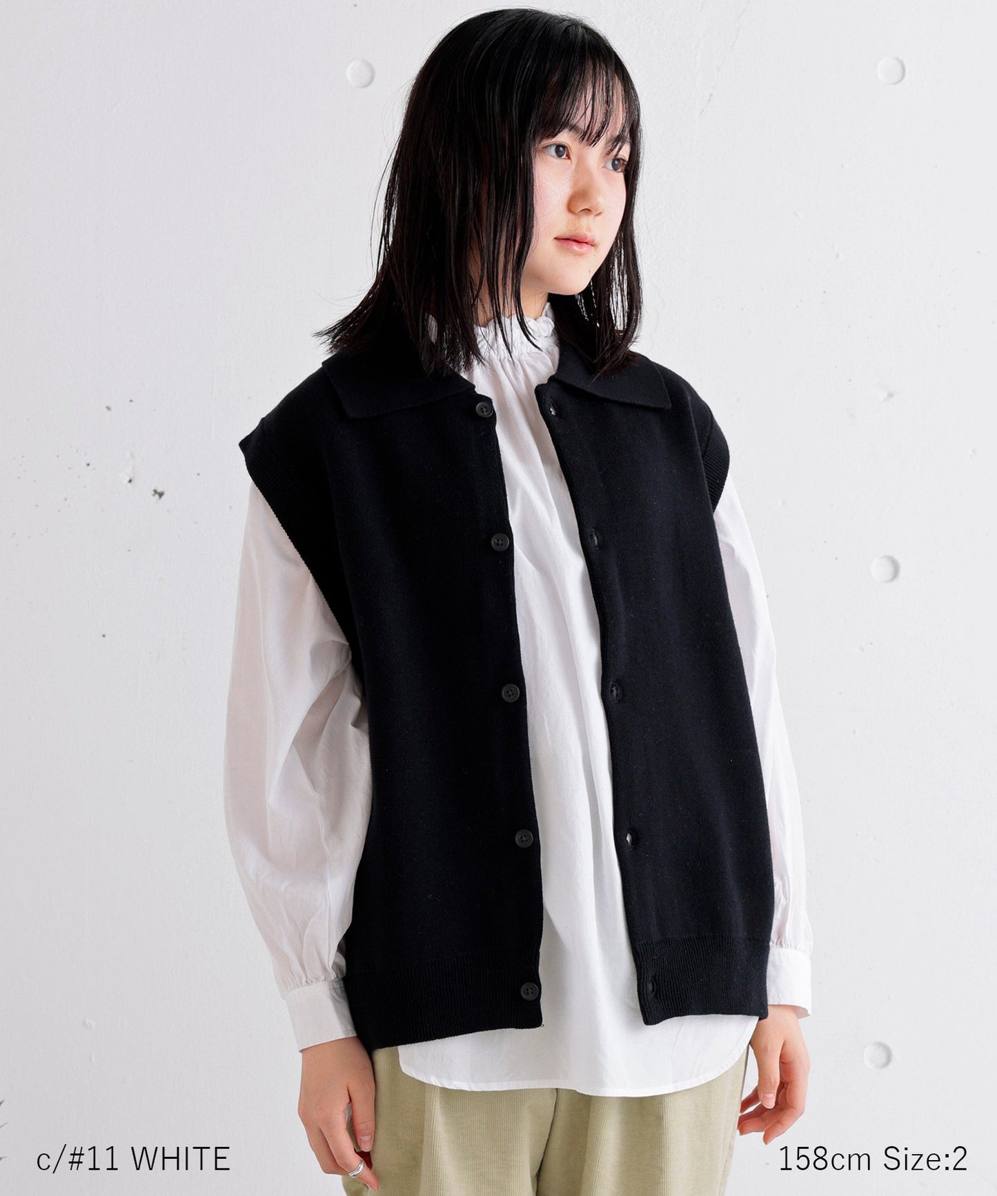 《環保材質》2WAY 褶邊襯衫 正裝,上下皆可【145-165cm】