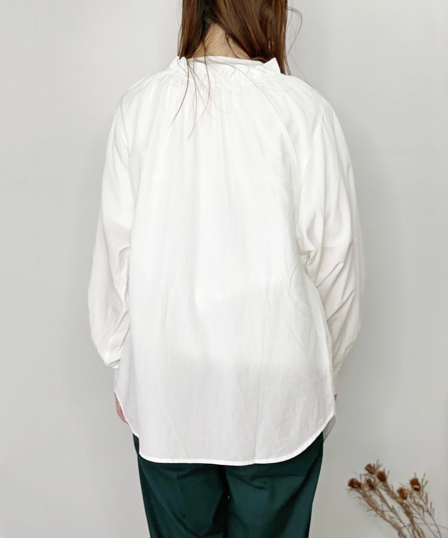 《環保材質》2WAY 褶邊襯衫 正裝,上下皆可【145-165cm】