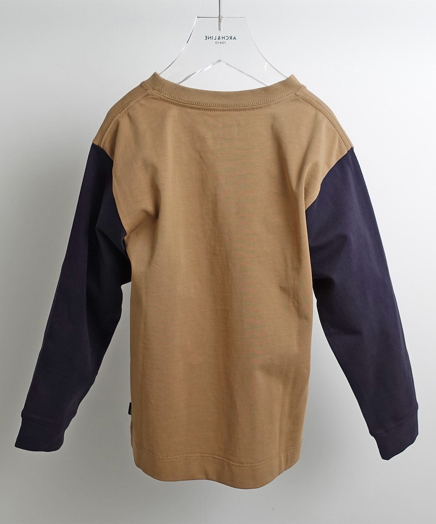 《環境配慮素材》OG CLEAR COTTON THIS L/S TEE オーガニックコットン ガス焼き天竺 クレイジーパターン［100-145cm］