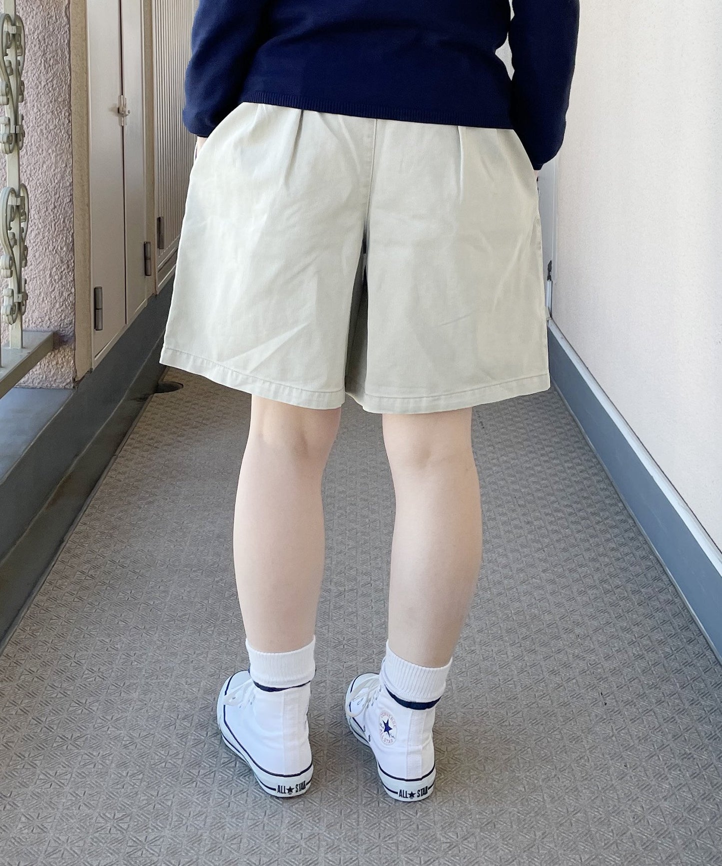 《環境配慮素材》OG G/D NEUTRAL SHORTS オーガニックコットン 製品染め オールシーズン素材［145-165cm］