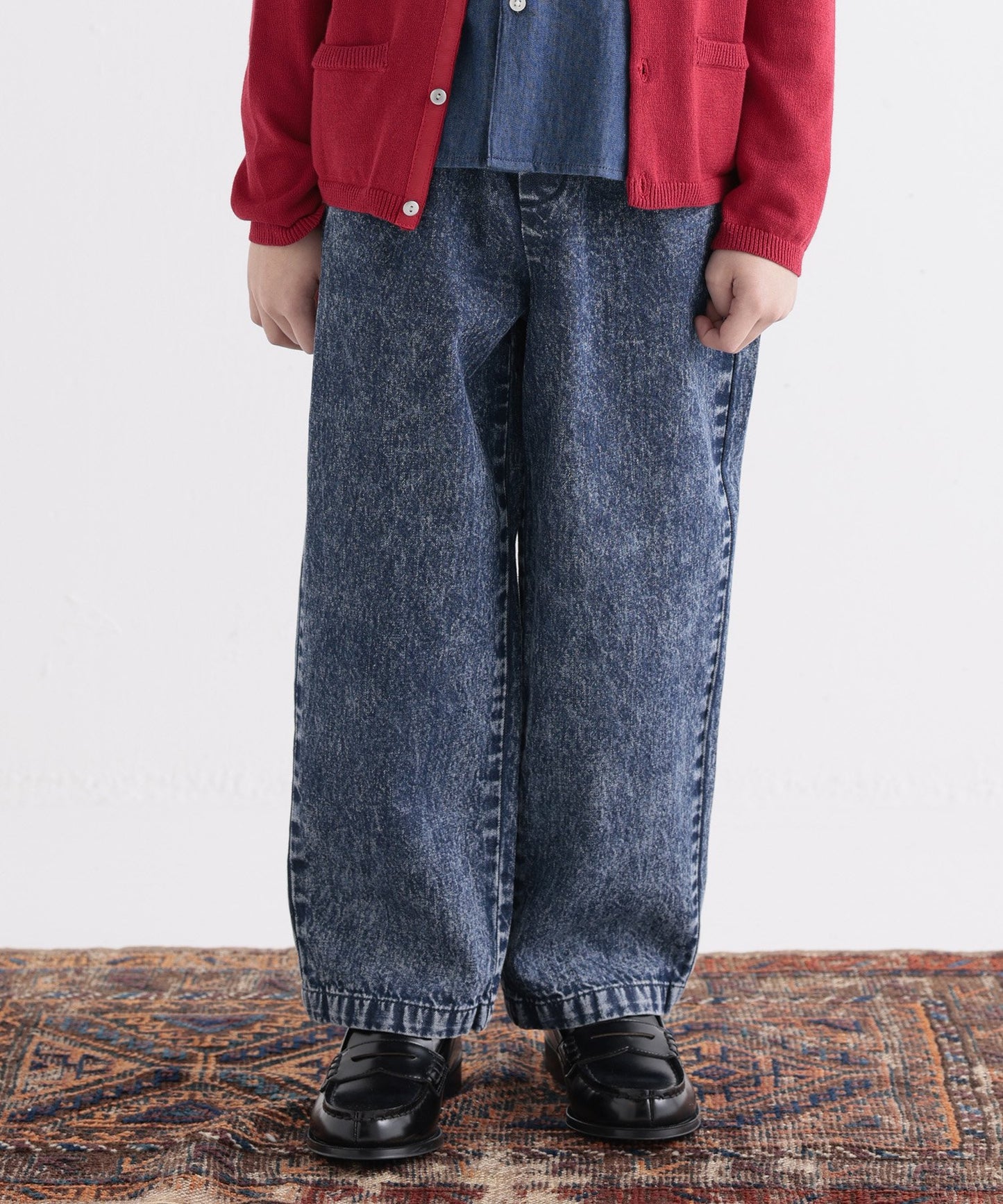 【環保材質】OG DENIM CREW PANTS 有機棉漂白牛仔布 全季材質【100-145cm】