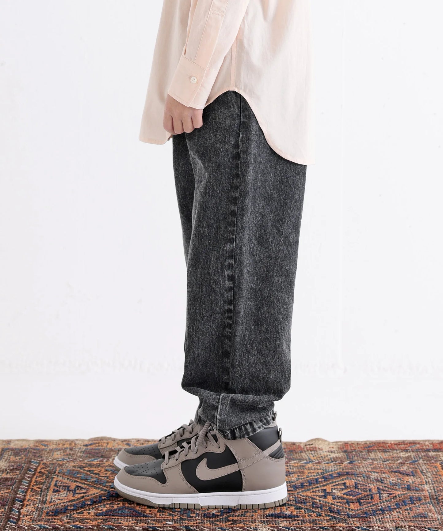 【環保材質】OG DENIM CREW PANTS 有機棉漂白牛仔布 全季材質【100-145cm】