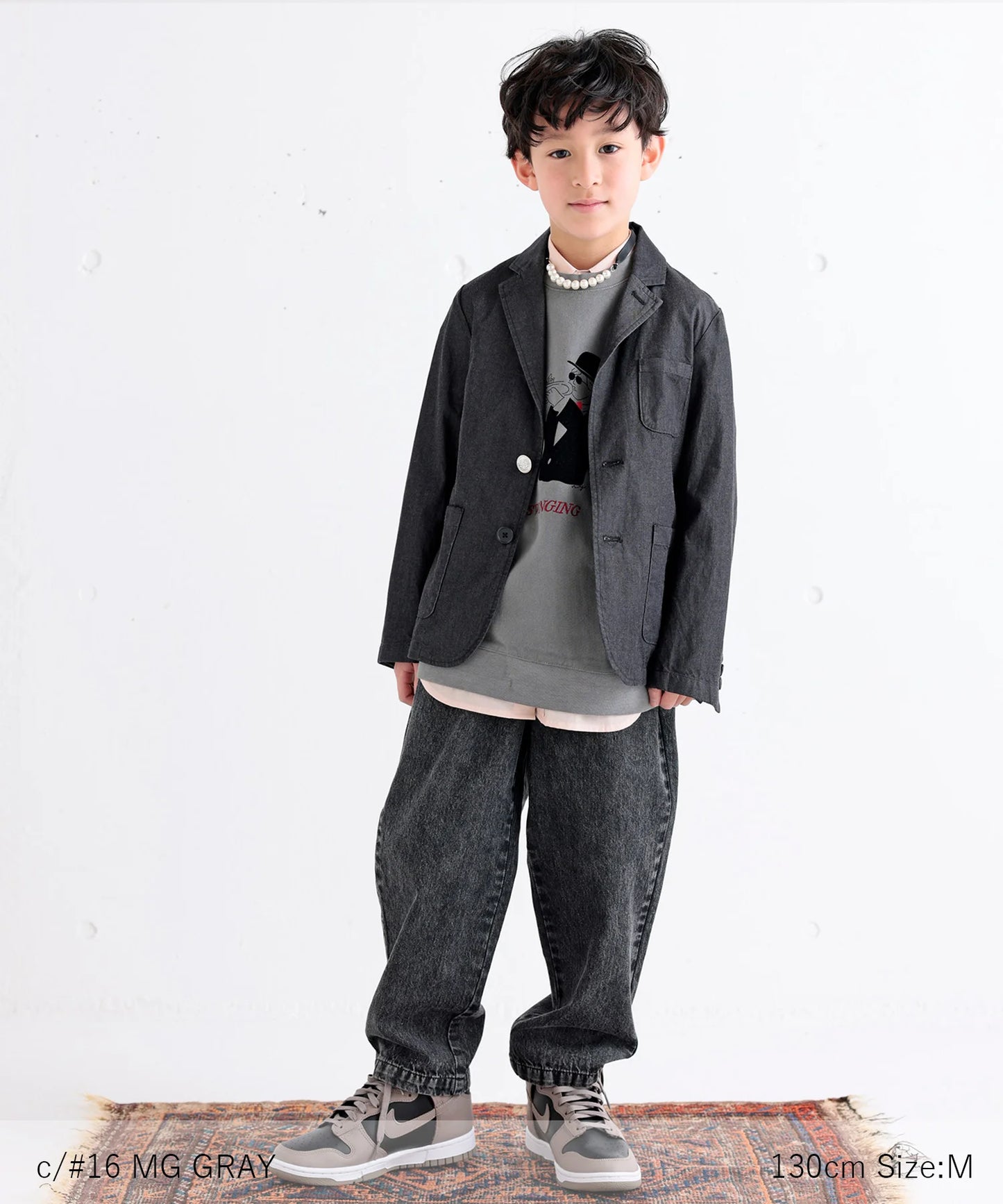 【環保材質】OG DENIM CREW PANTS 有機棉漂白牛仔布 全季材質【100-145cm】