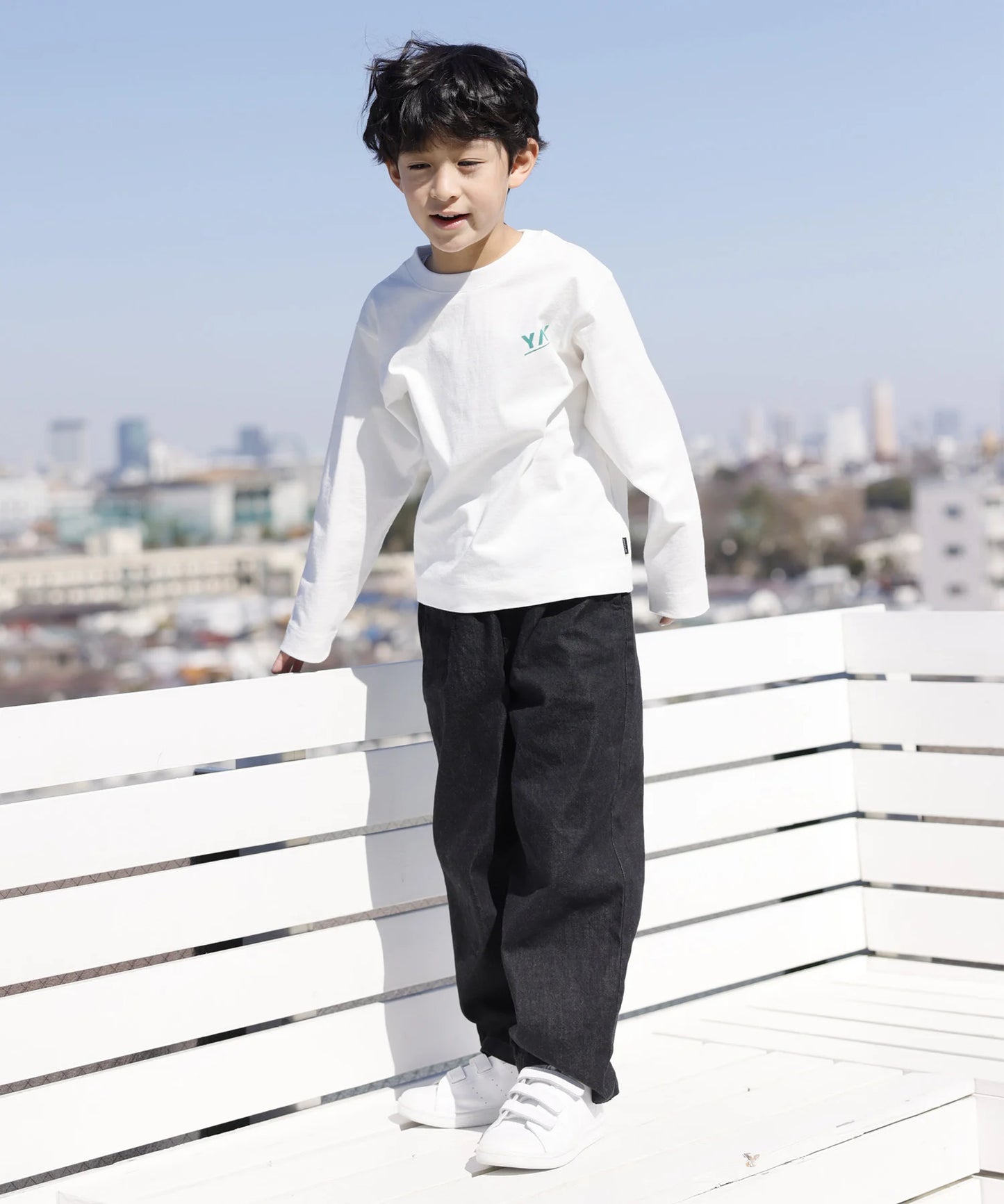 【環保材質】OG DENIM CREW PANTS 有機棉漂白牛仔布 全季材質【100-145cm】