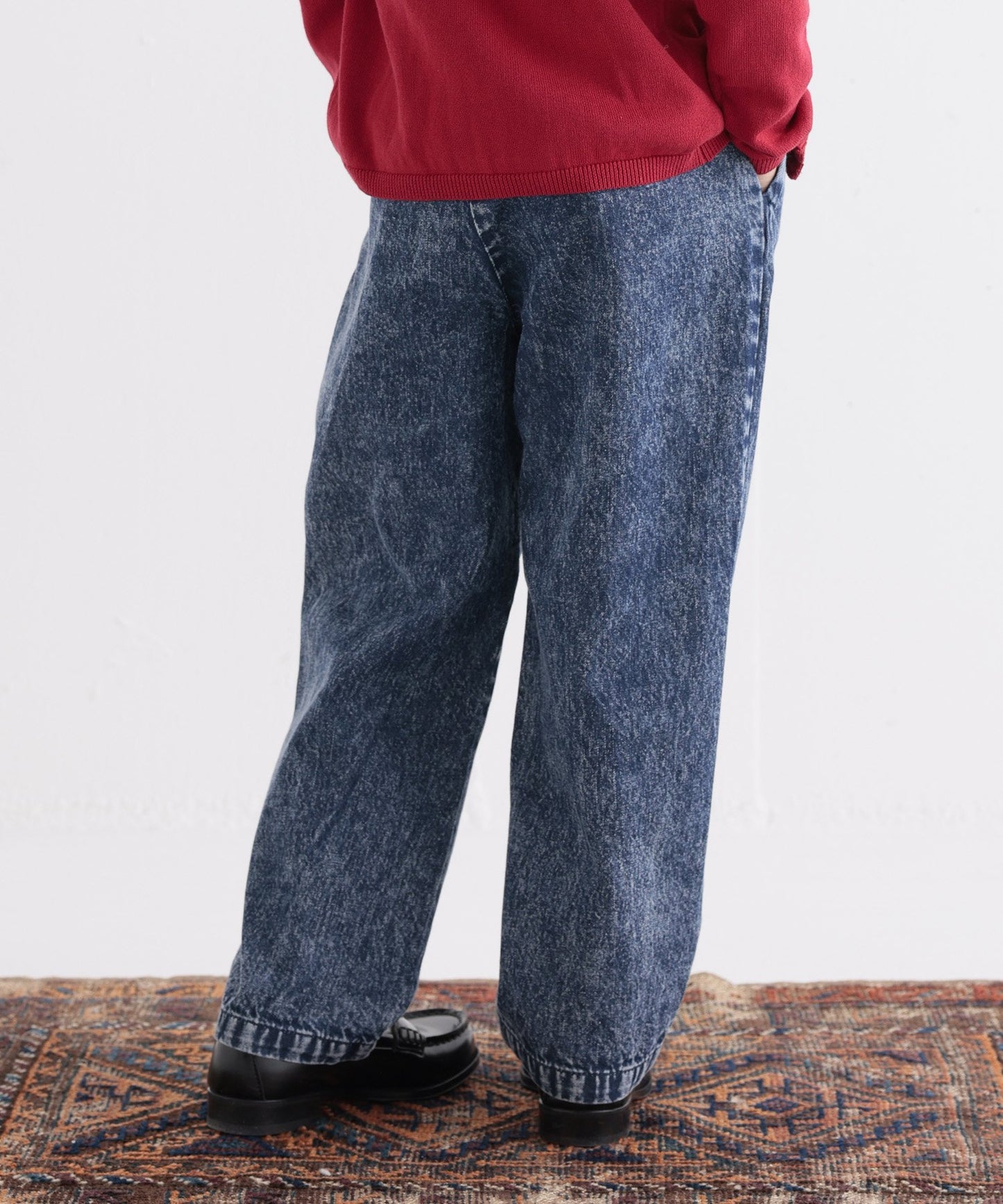 【環保材質】OG DENIM CREW PANTS 有機棉漂白牛仔布 全季材質【100-145cm】