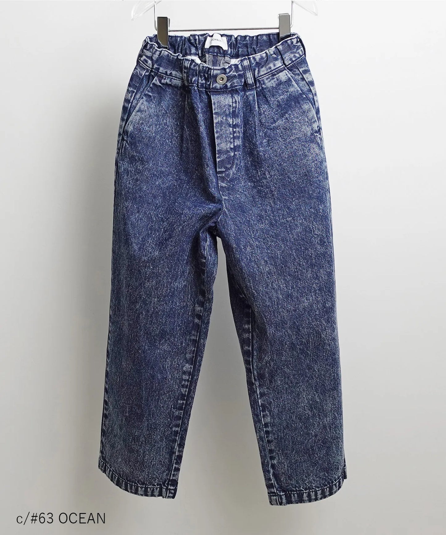 【環保材質】OG DENIM CREW PANTS 有機棉漂白牛仔布 全季材質【100-145cm】