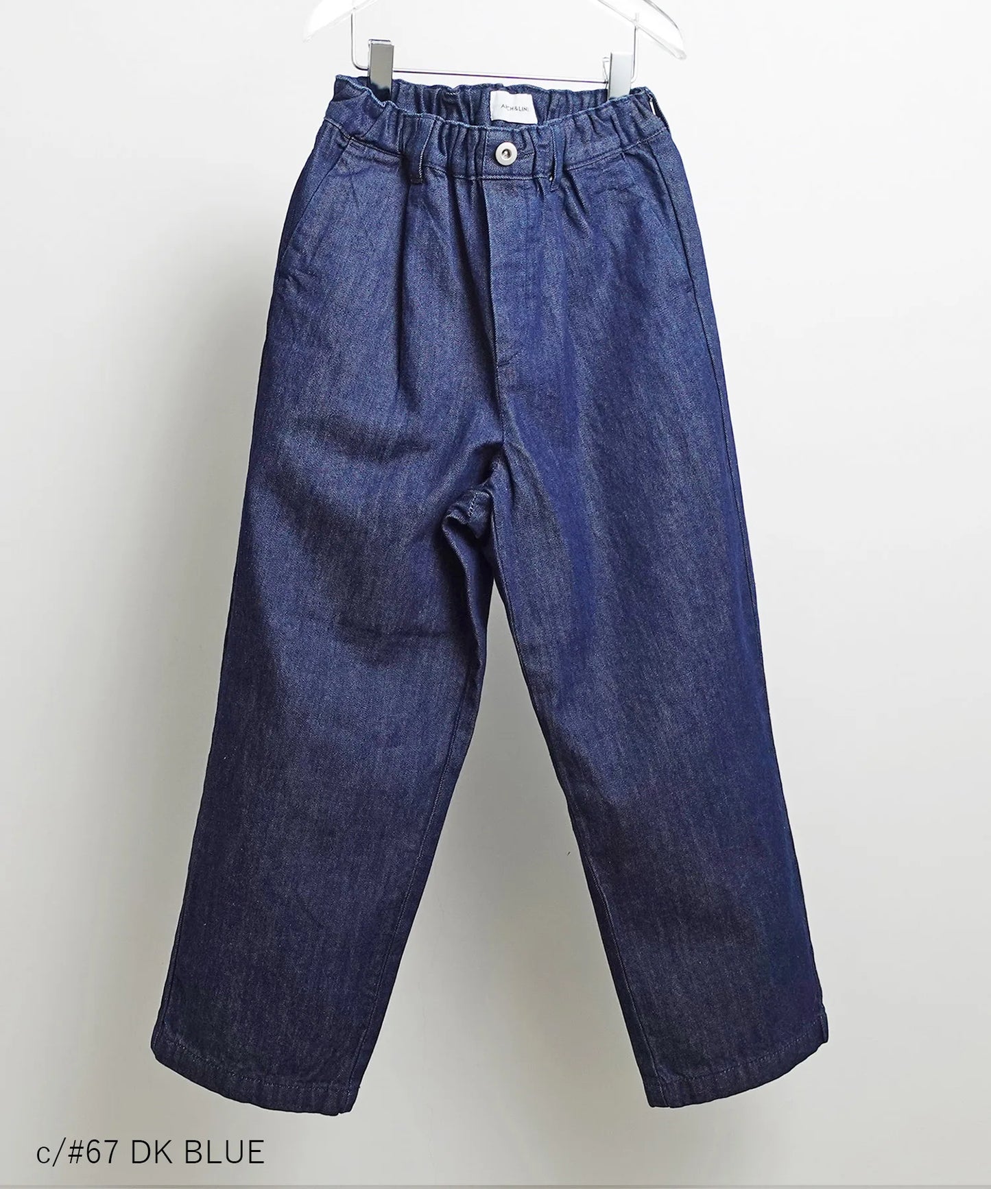 【環保材質】OG DENIM CREW PANTS 有機棉漂白牛仔布 全季材質【100-145cm】