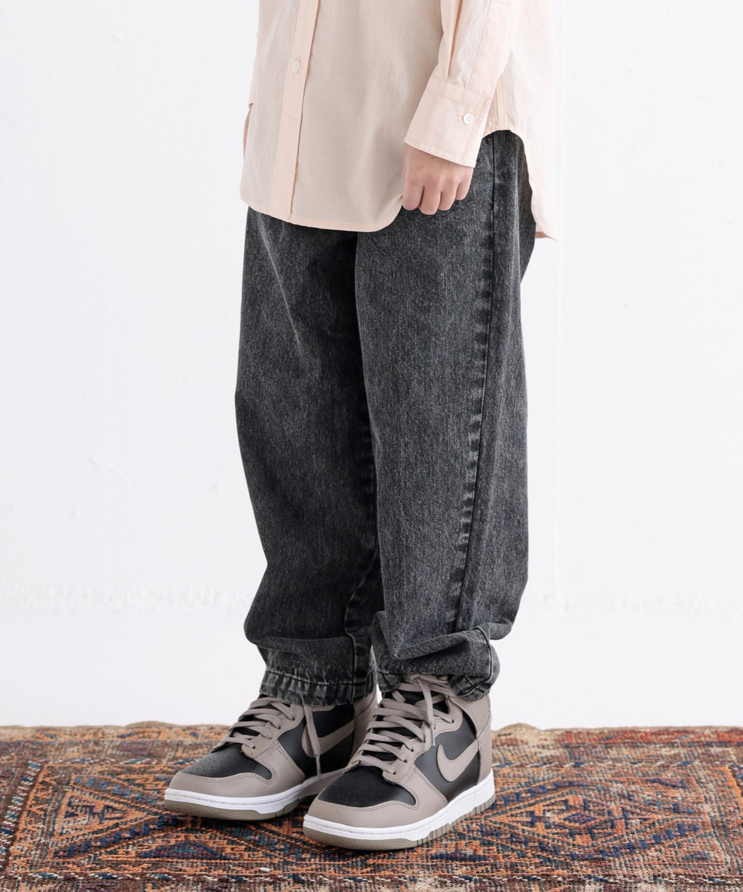 【環保材質】OG DENIM CREW PANTS 有機棉漂白牛仔布 全季材質【100-145cm】