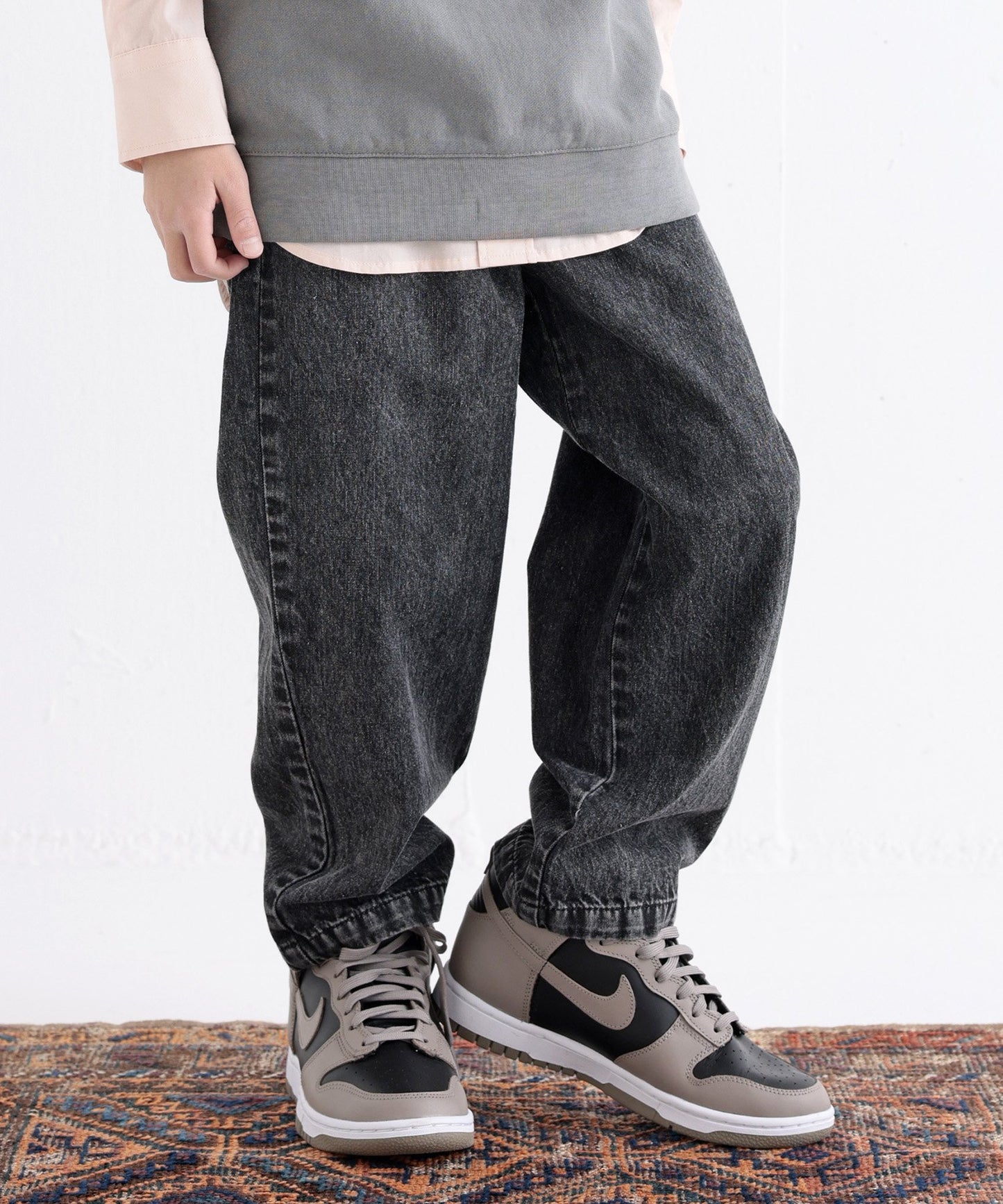 【環保材質】OG DENIM CREW PANTS 有機棉漂白牛仔布 全季材質【100-145cm】