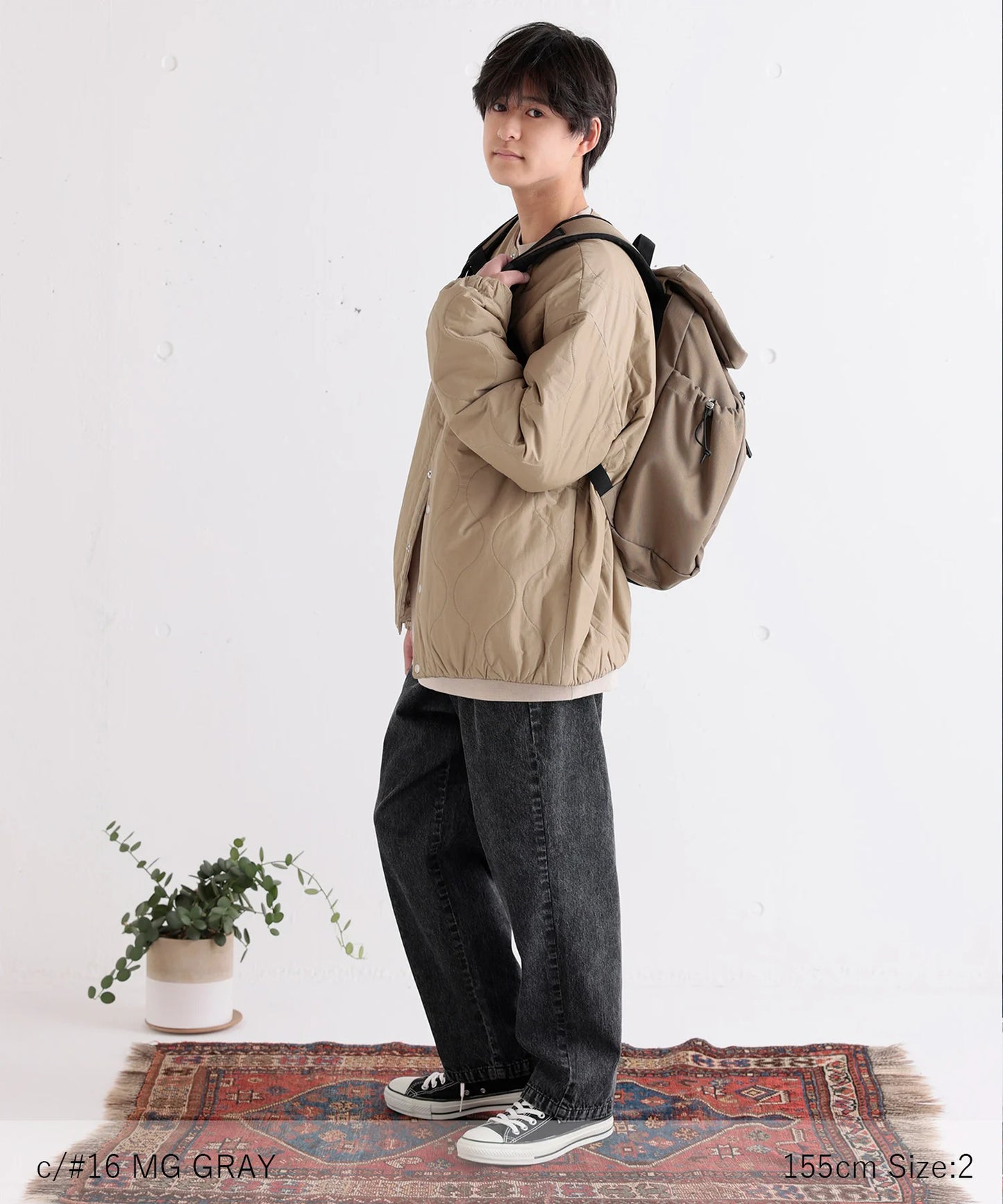 【環保材質】OG DENIM CREW PANTS 有機棉漂白牛仔布 全季材質【145-175cm】