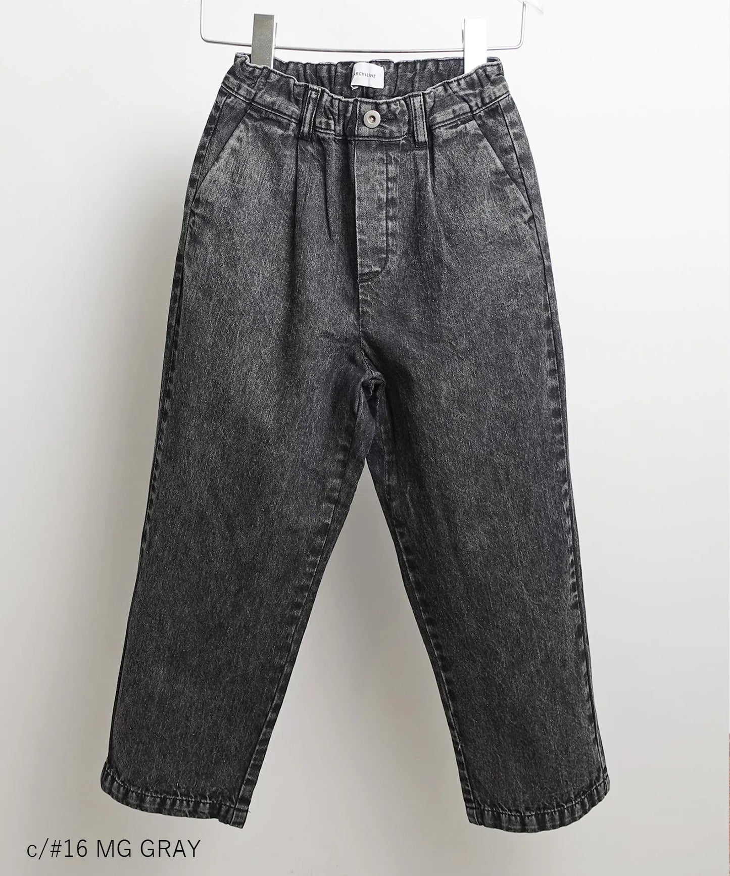 【環保材質】OG DENIM CREW PANTS 有機棉漂白牛仔布 全季材質【145-175cm】