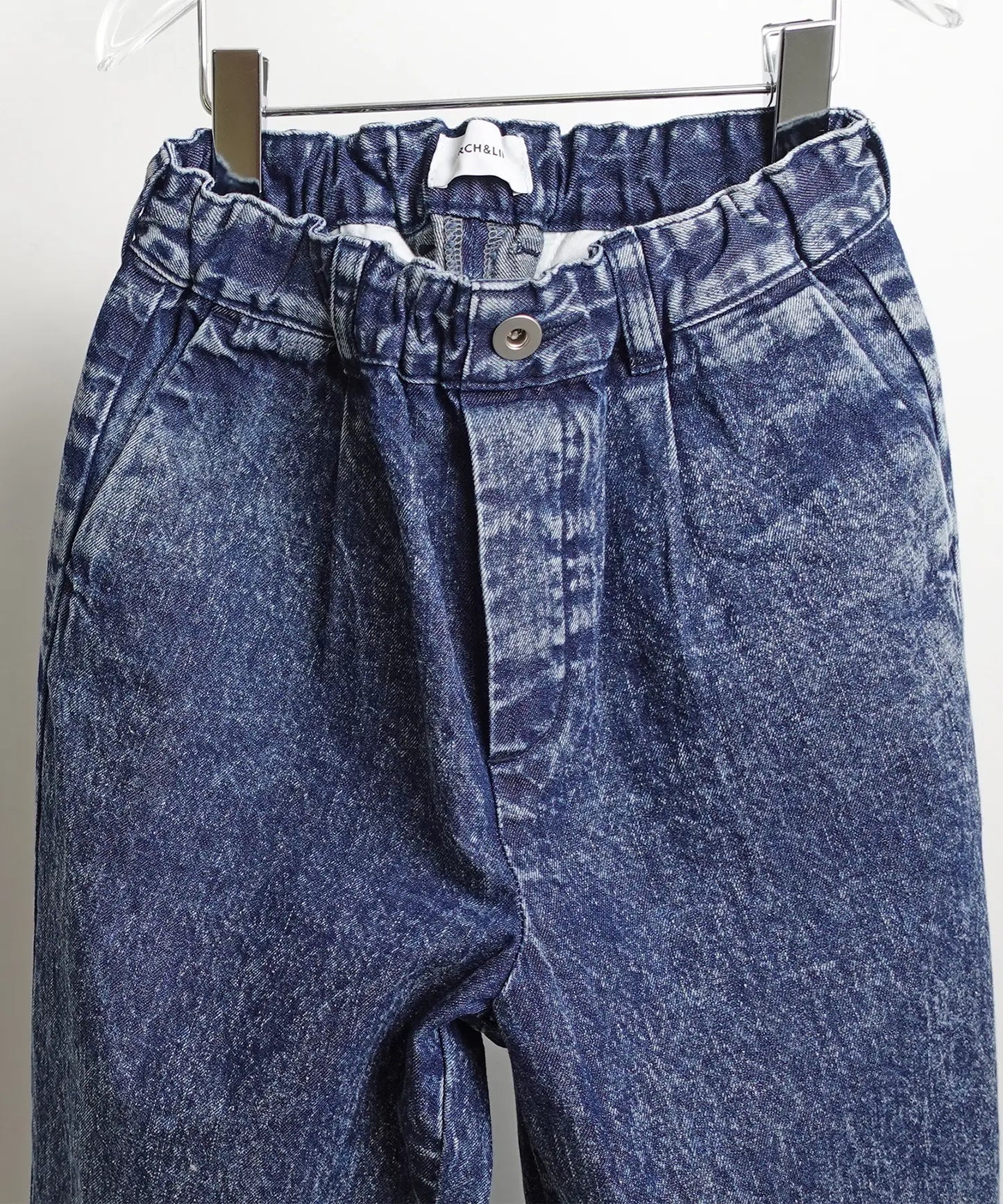 【環保材質】OG DENIM CREW PANTS 有機棉漂白牛仔布 全季材質【145-175cm】