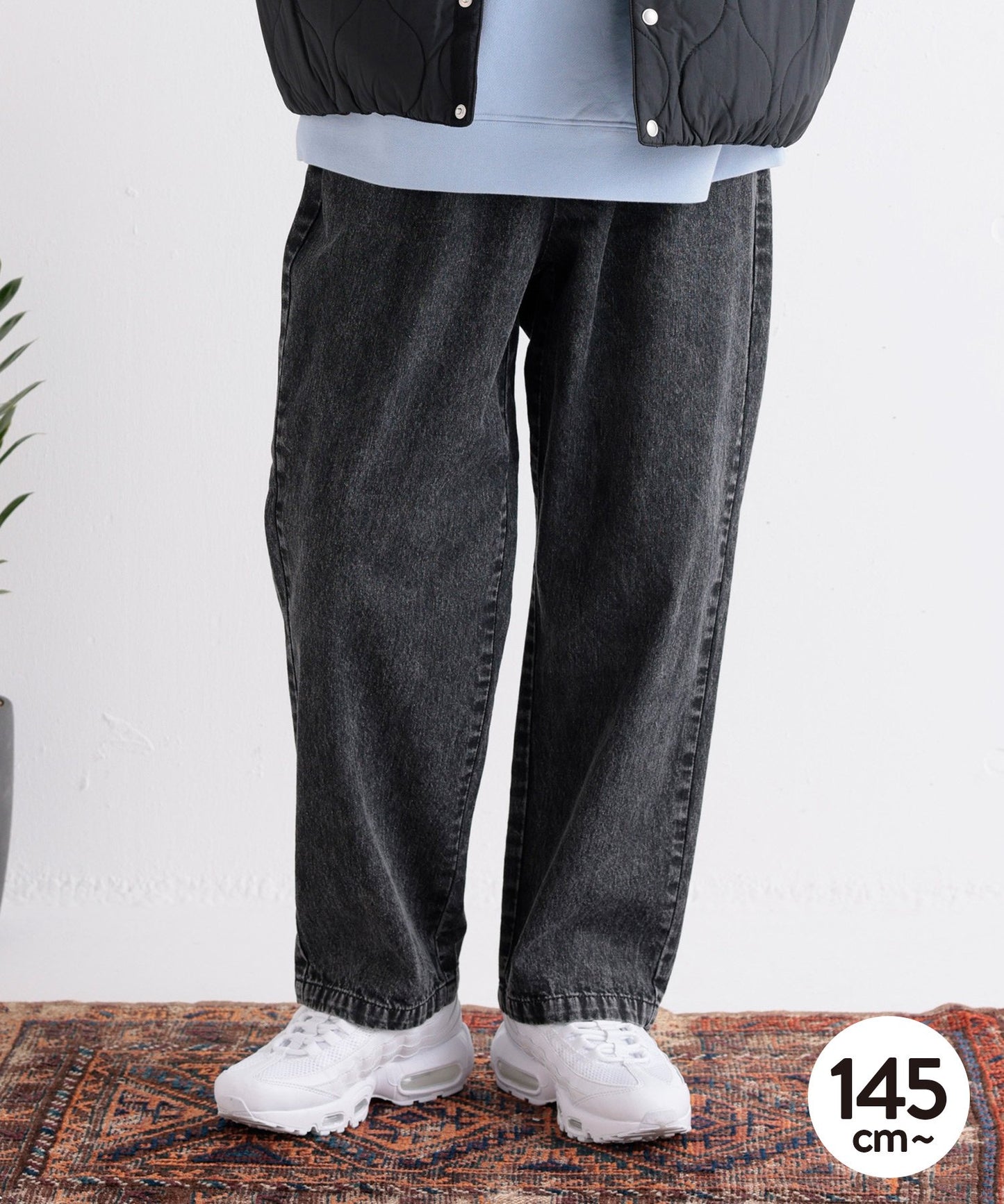 【環保材質】OG DENIM CREW PANTS 有機棉漂白牛仔布 全季材質【145-175cm】
