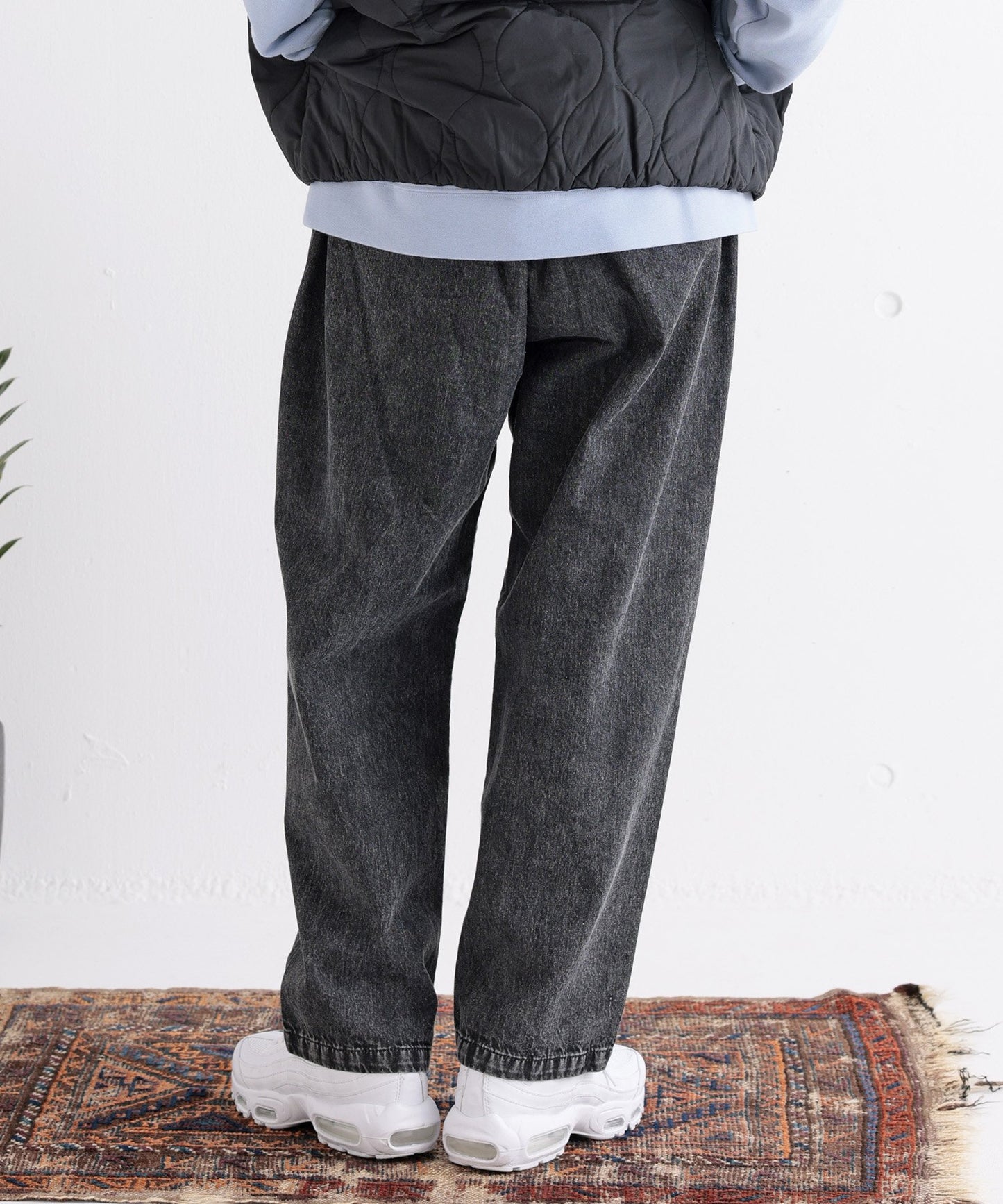 【環保材質】OG DENIM CREW PANTS 有機棉漂白牛仔布 全季材質【145-175cm】