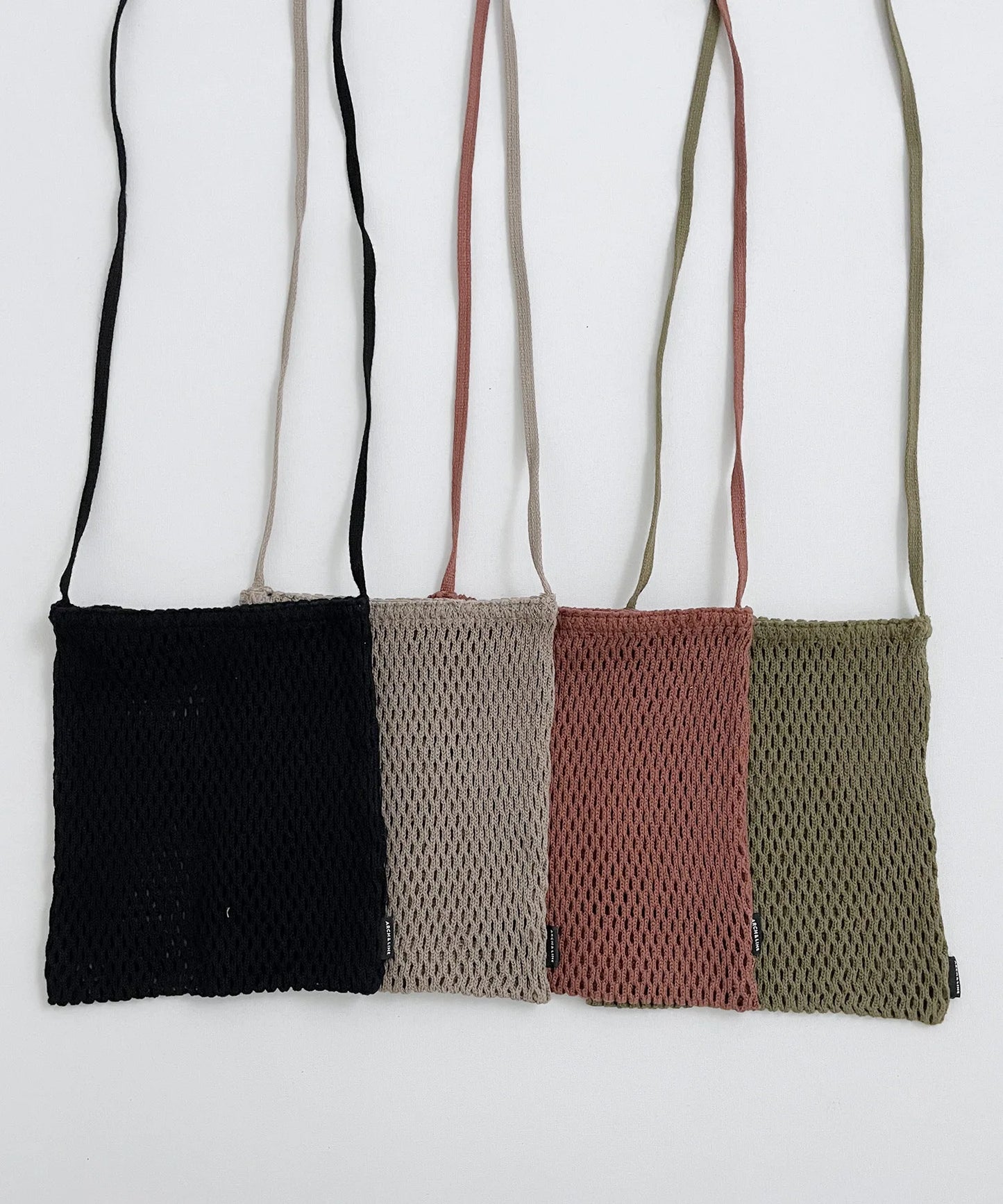 MESH MINIMAL BAG 親子兼用 スマホバッグ コットン製