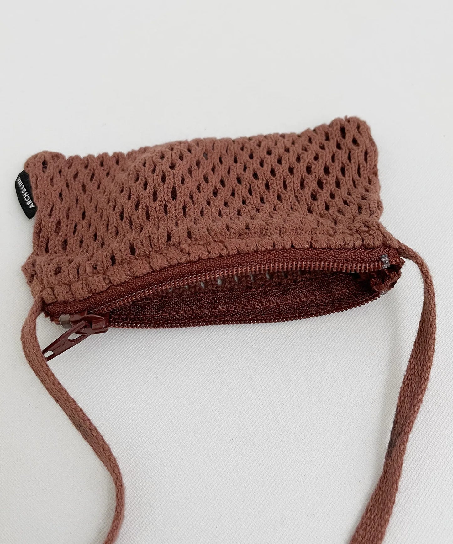 MESH MICRO POUCH  ICカード/GPS入れ ネックレス コットン製