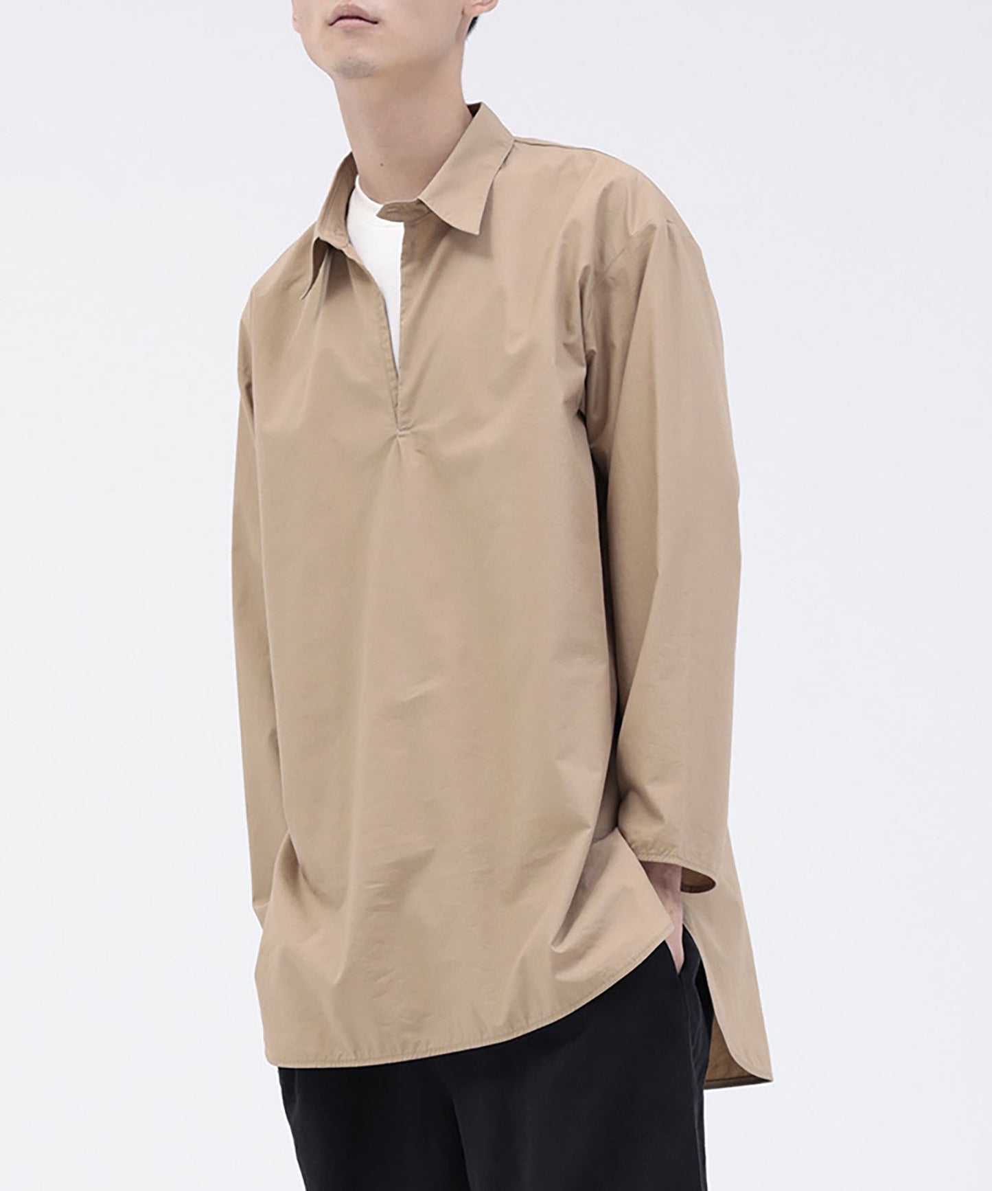 【環保材質】OG COTTON GRANPA SHIRT 有機棉【165-175cm】
