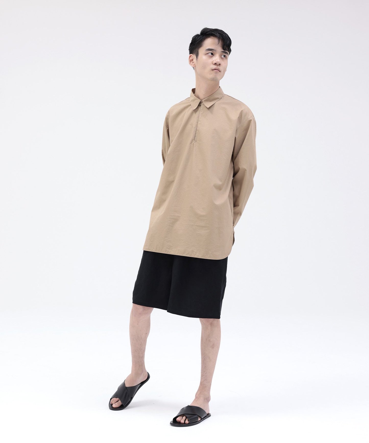 【環保材質】OG COTTON GRANPA SHIRT 有機棉【165-175cm】