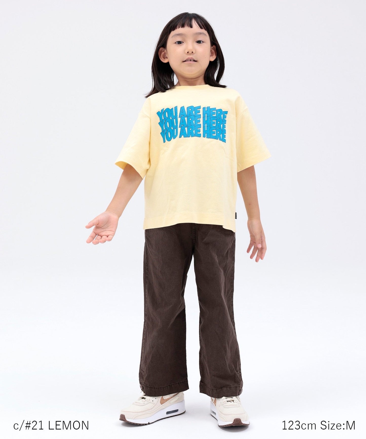 《環境配慮素材》OG COTTON HERE TEE オーガニックコットン ワイド型［85-145cm］