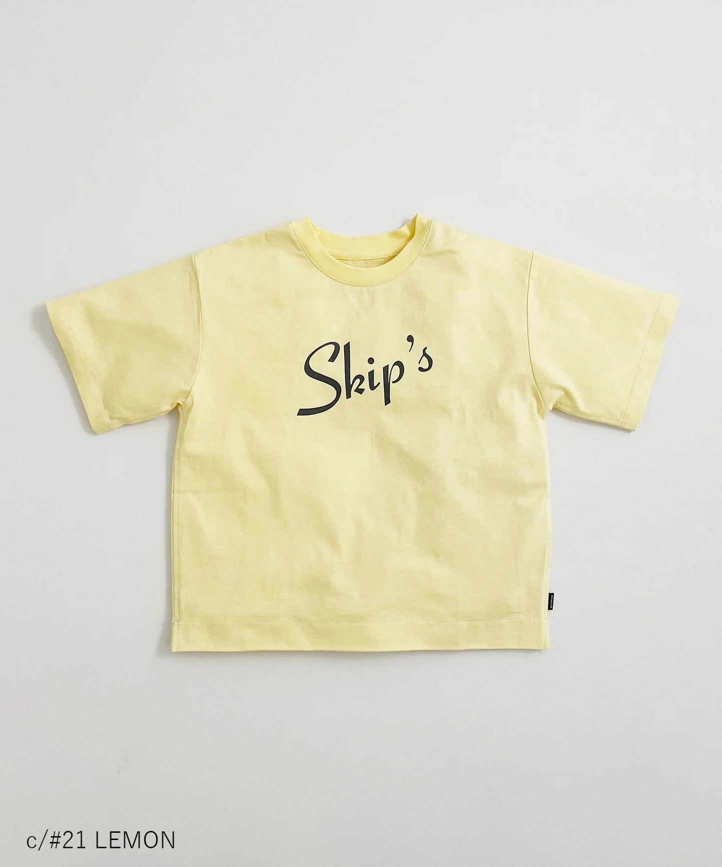 《環境配慮素材》OG COTTON SKIPS TEE オーガニックコットン ワイド型［100-145cm］