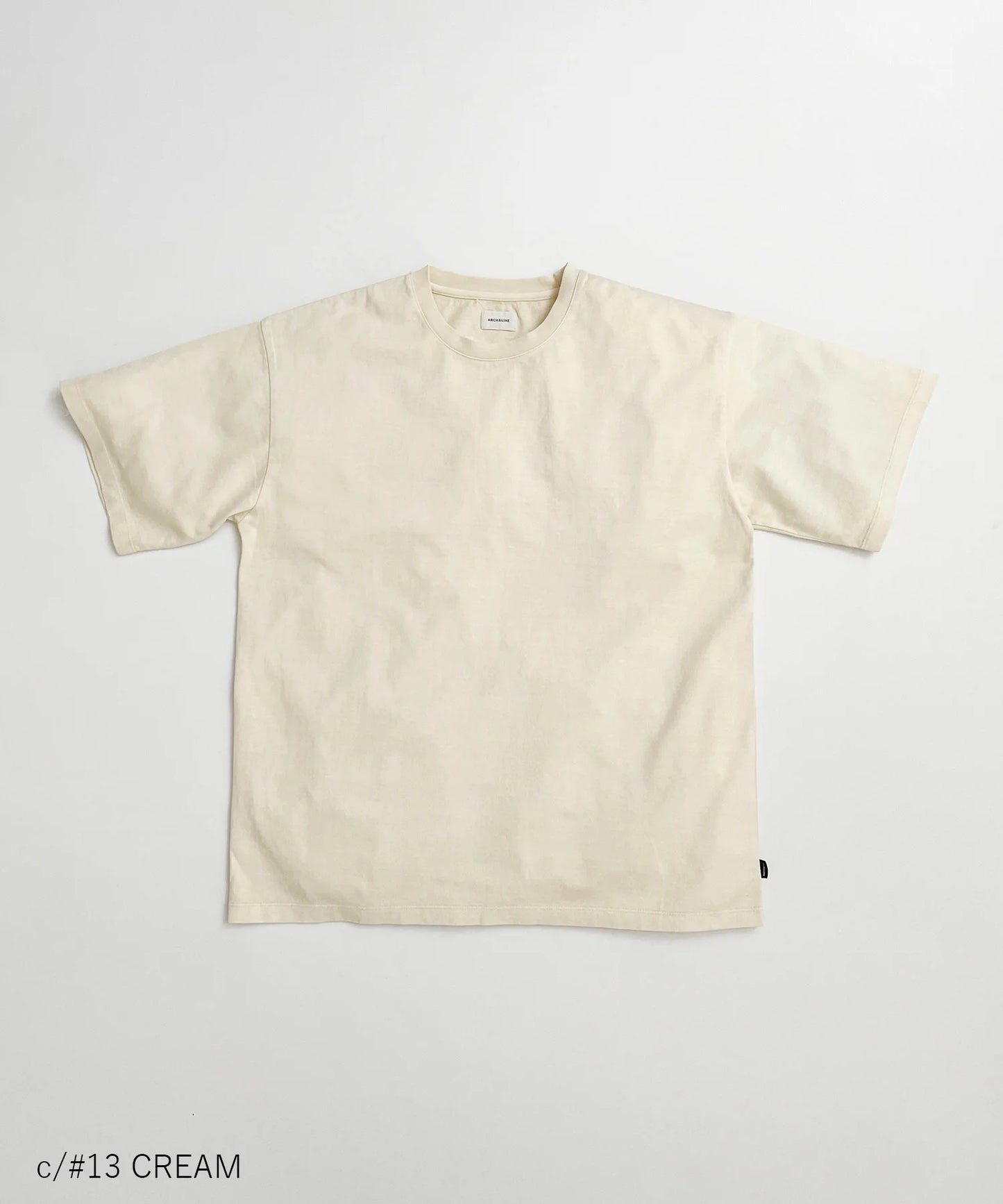 《環境配慮素材》OG GD COTTON TEE SOLID オーガニックコットン ジャストルーズ型［145-175cm］