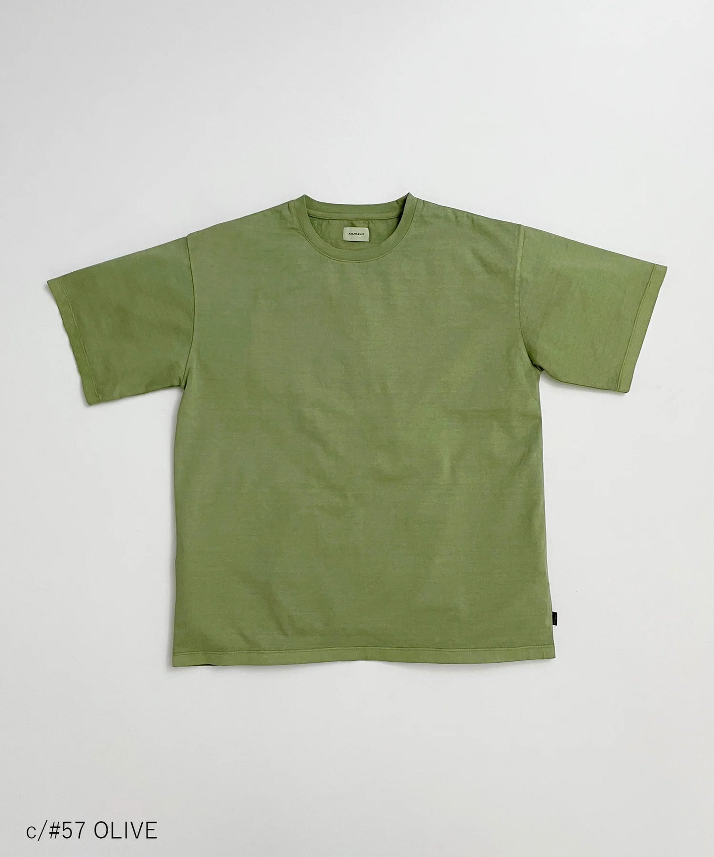 《環境配慮素材》OG GD COTTON TEE SOLID オーガニックコットン ジャストルーズ型［145-175cm］