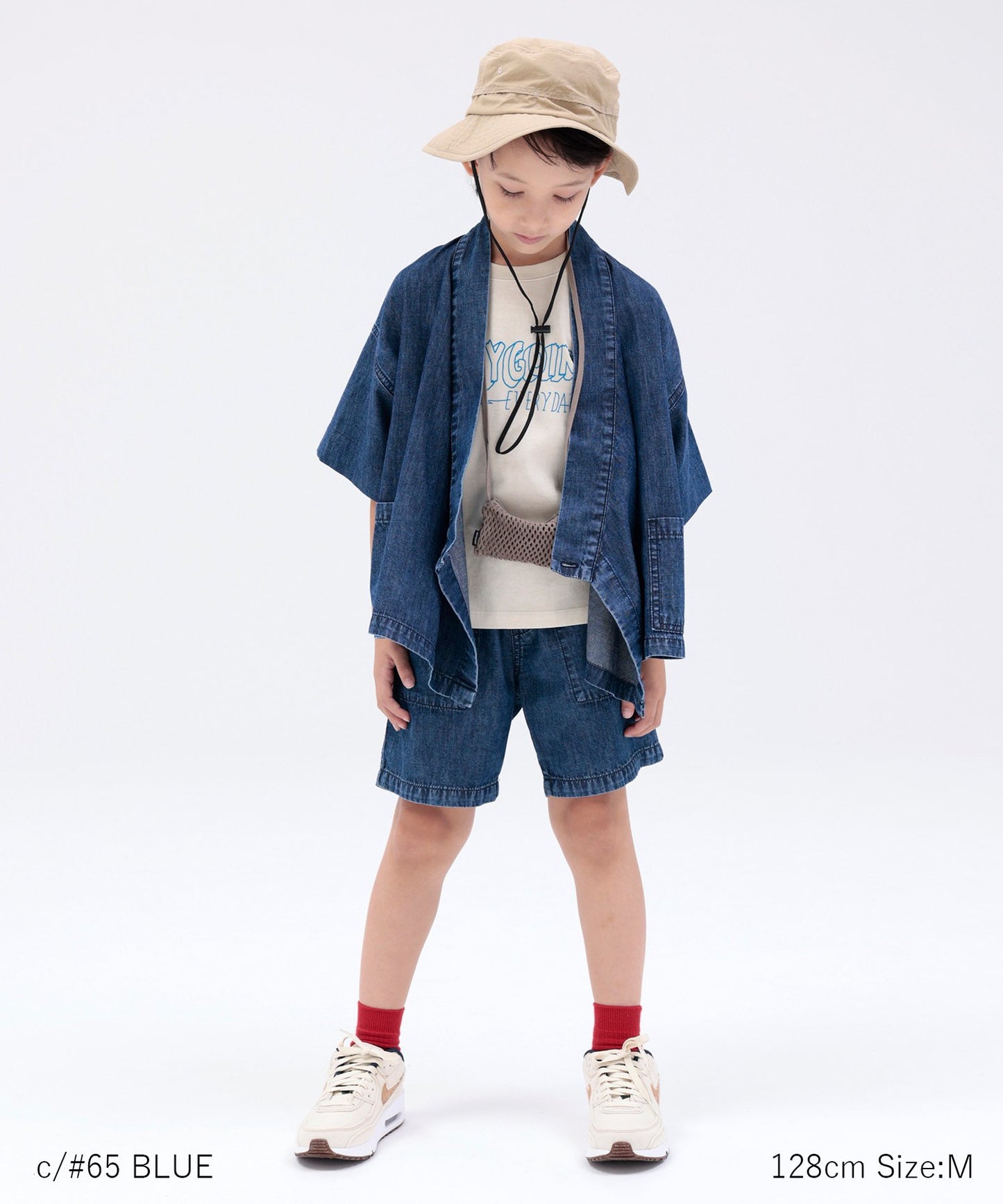 LIGHT DENIM SHORTS 薄手デニム 甚平