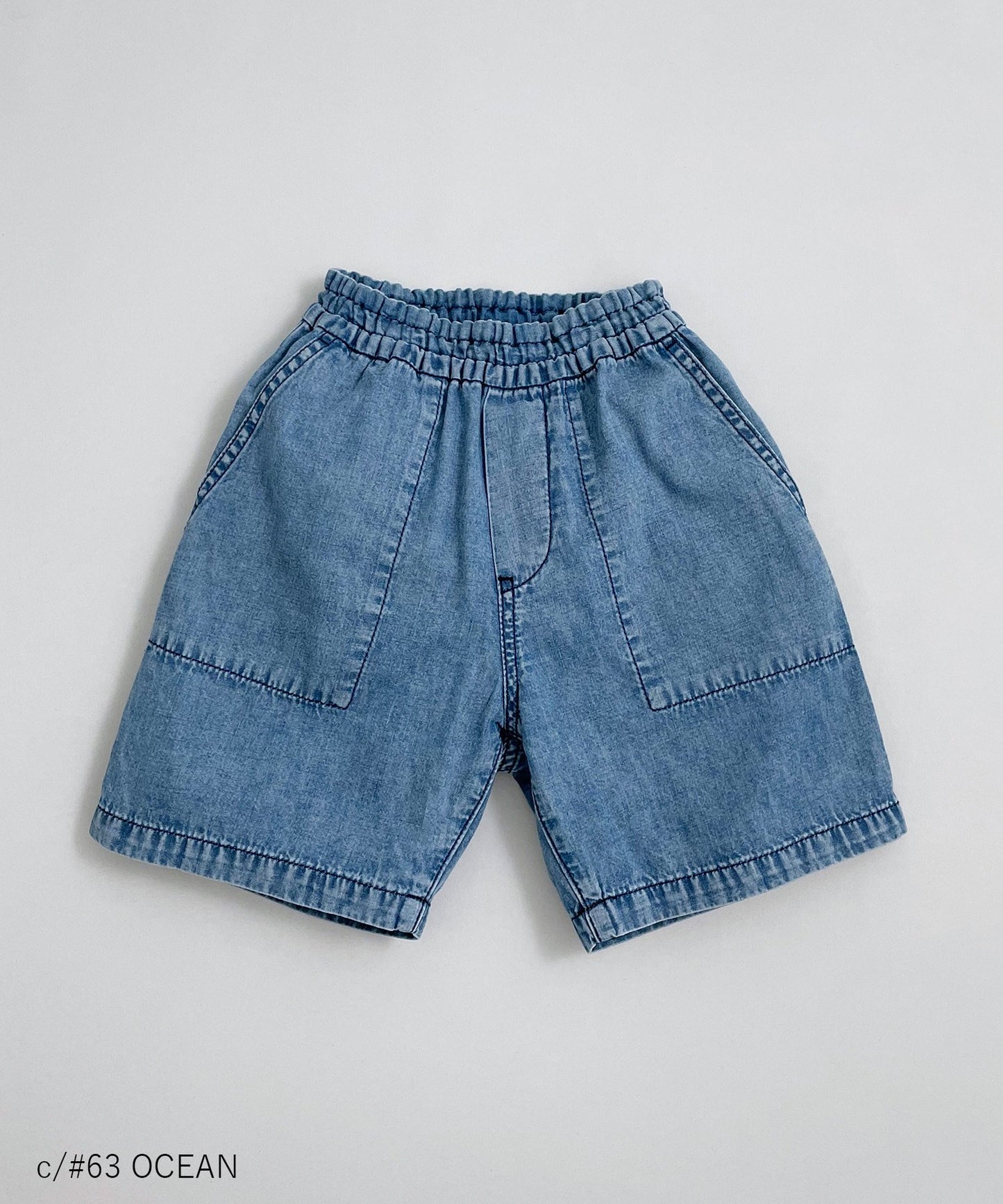 LIGHT DENIM SHORTS