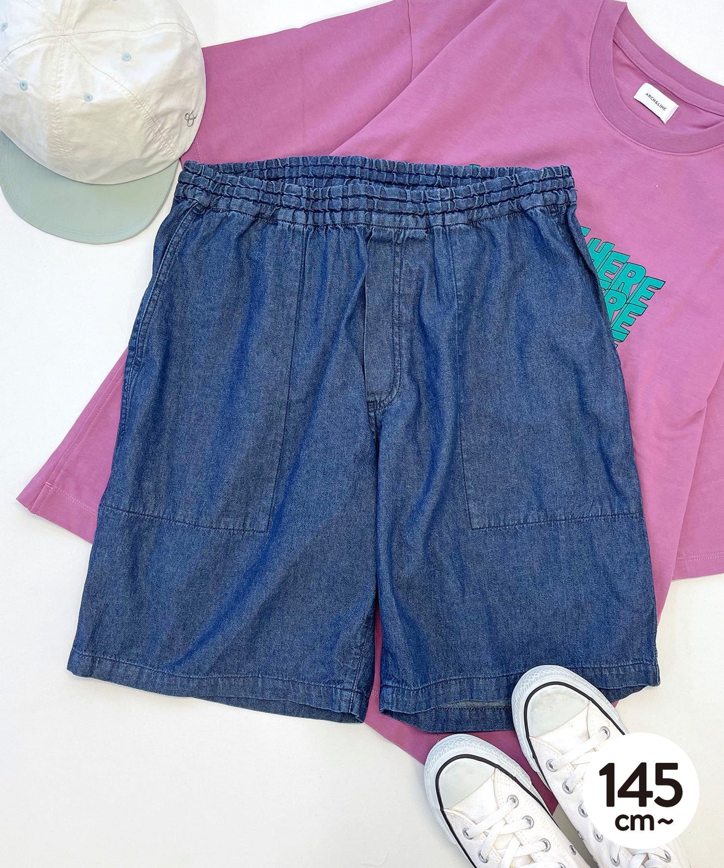 LIGHT DENIM SHORTS 薄手デニム 甚平
