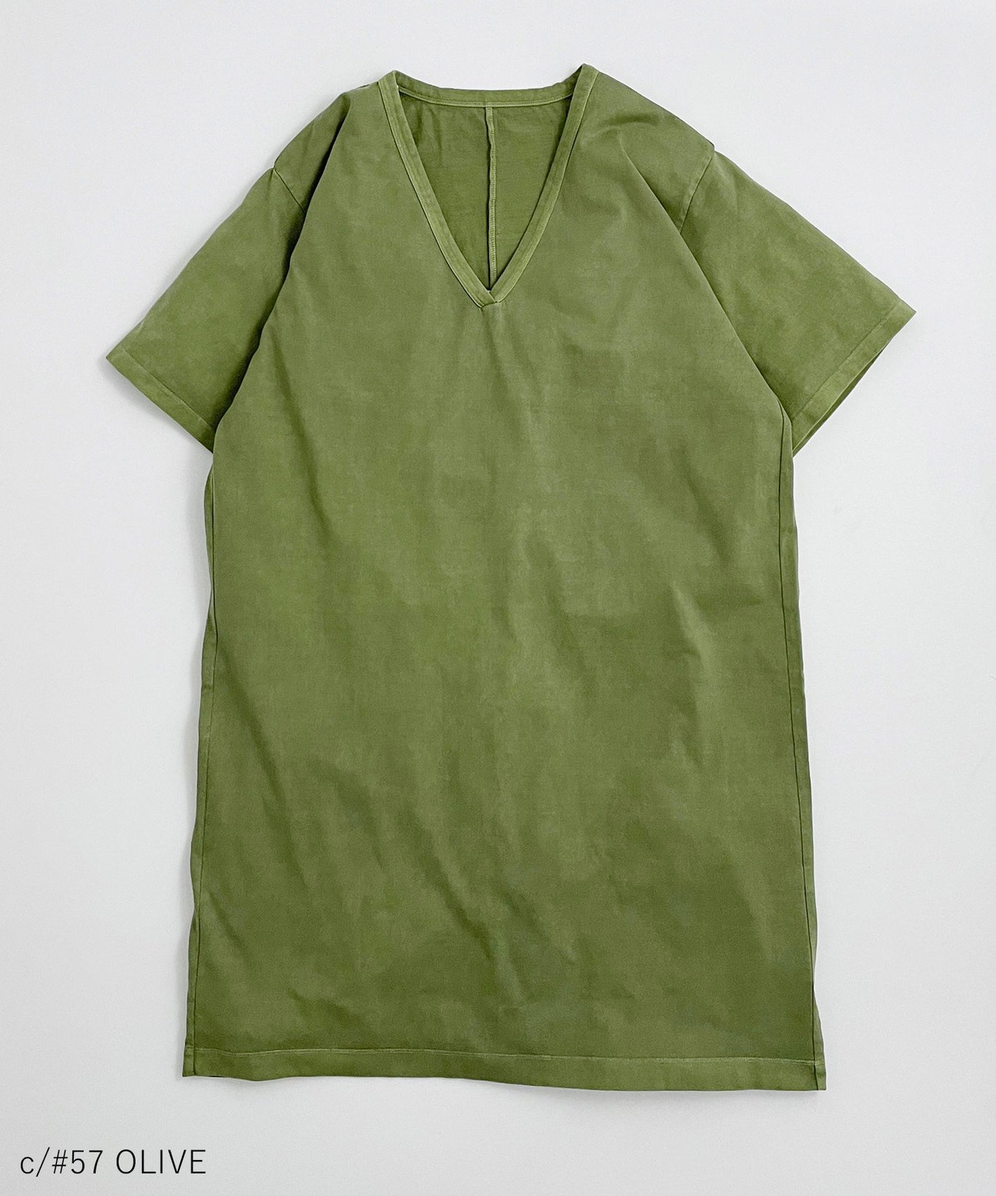 【環保材質】OG GD COTTON V/N SACK DRESS 有機棉 產品染色【155-165cm】