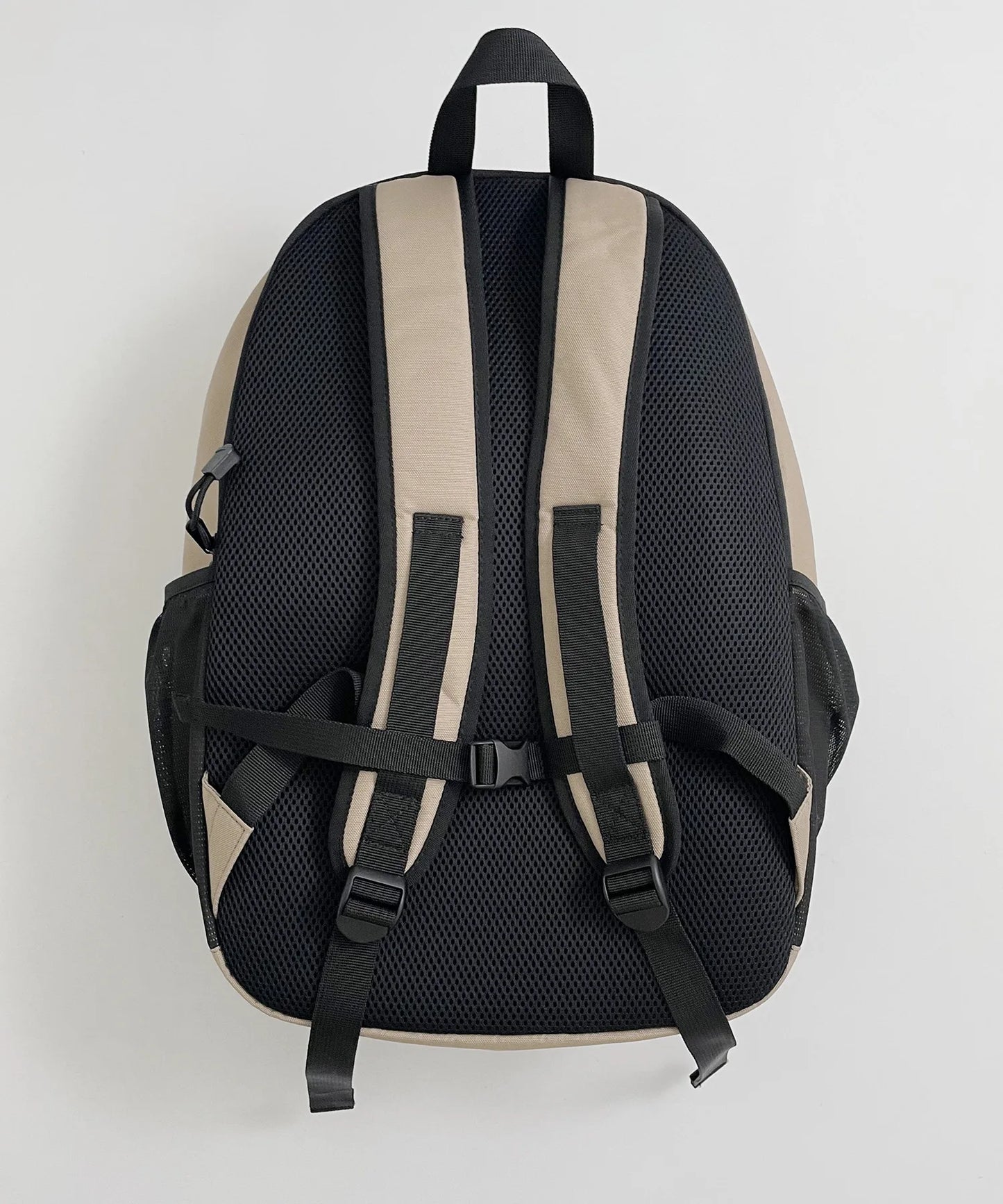 《環保材質》EGG BAG MEGA〈BEIGE〉 容量30L 學校用 休閒用 再生聚酯纖維【年齡8歲至成人】