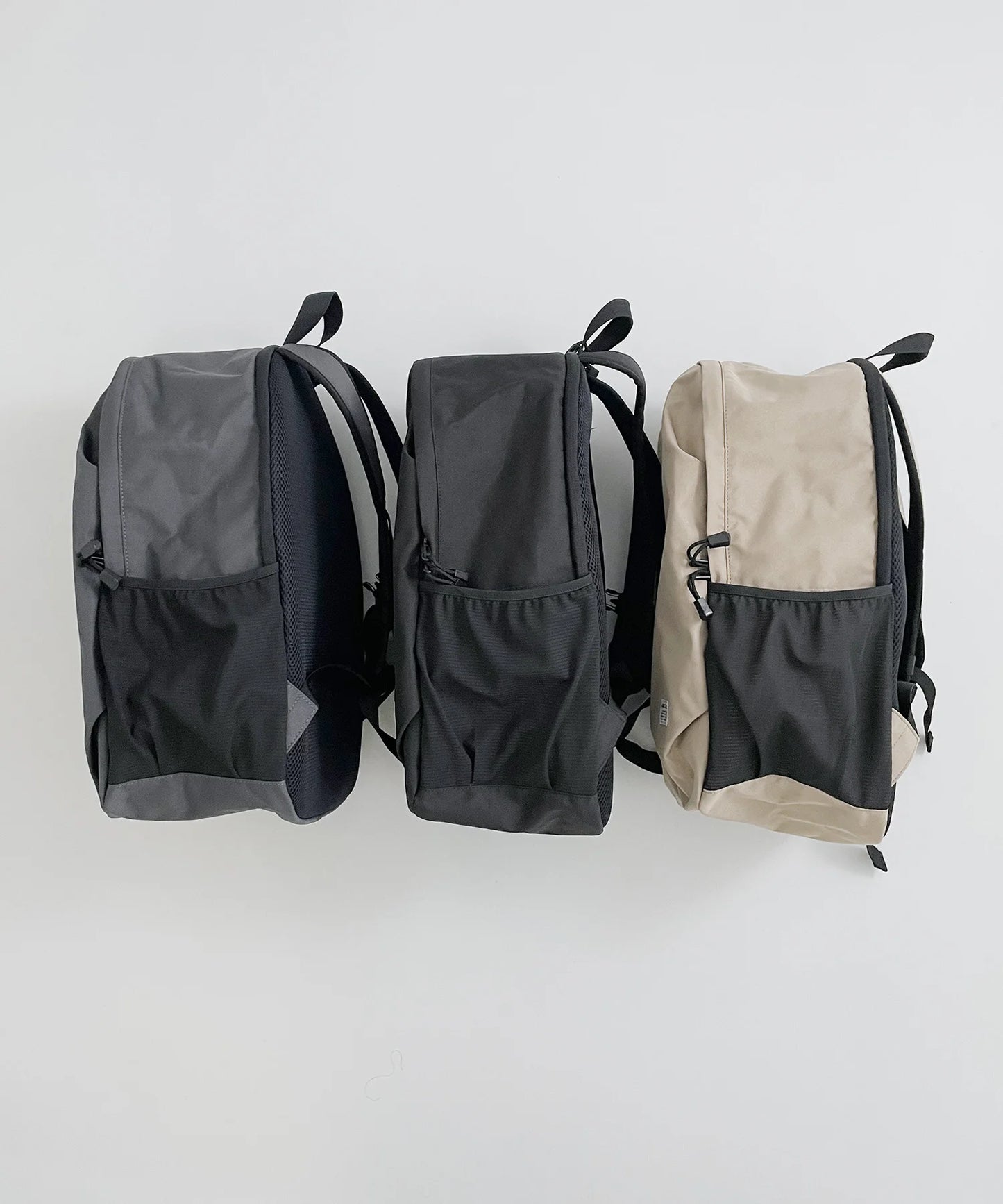 《環保材質》EGG BAG MEGA〈BEIGE〉 容量30L 學校用 休閒用 再生聚酯纖維【年齡8歲至成人】