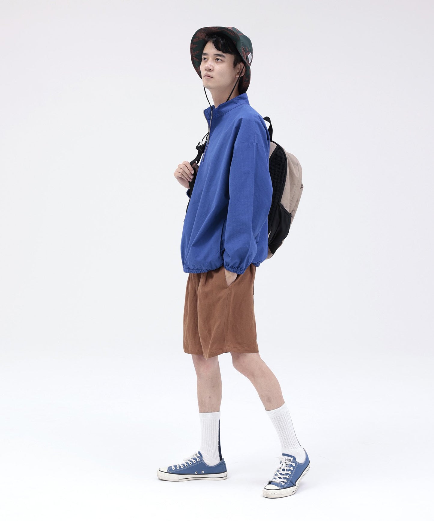 《環保材質》EGG BAG MEGA〈BEIGE〉 容量30L 學校用 休閒用 再生聚酯纖維【年齡8歲至成人】