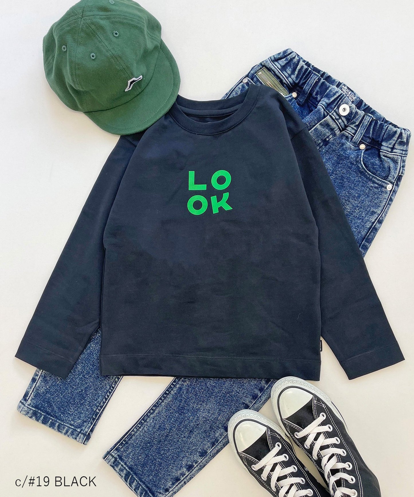 【環保材質】OG CLEAR COTTON LOOK TEE 有機棉瓦斯汗布 Just寬鬆型慈善【85-145cm】