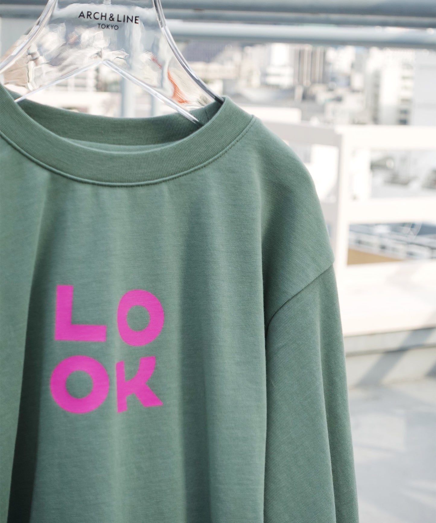 【環保材質】OG CLEAR COTTON LOOK TEE 有機棉瓦斯汗布 Just寬鬆型慈善【85-145cm】