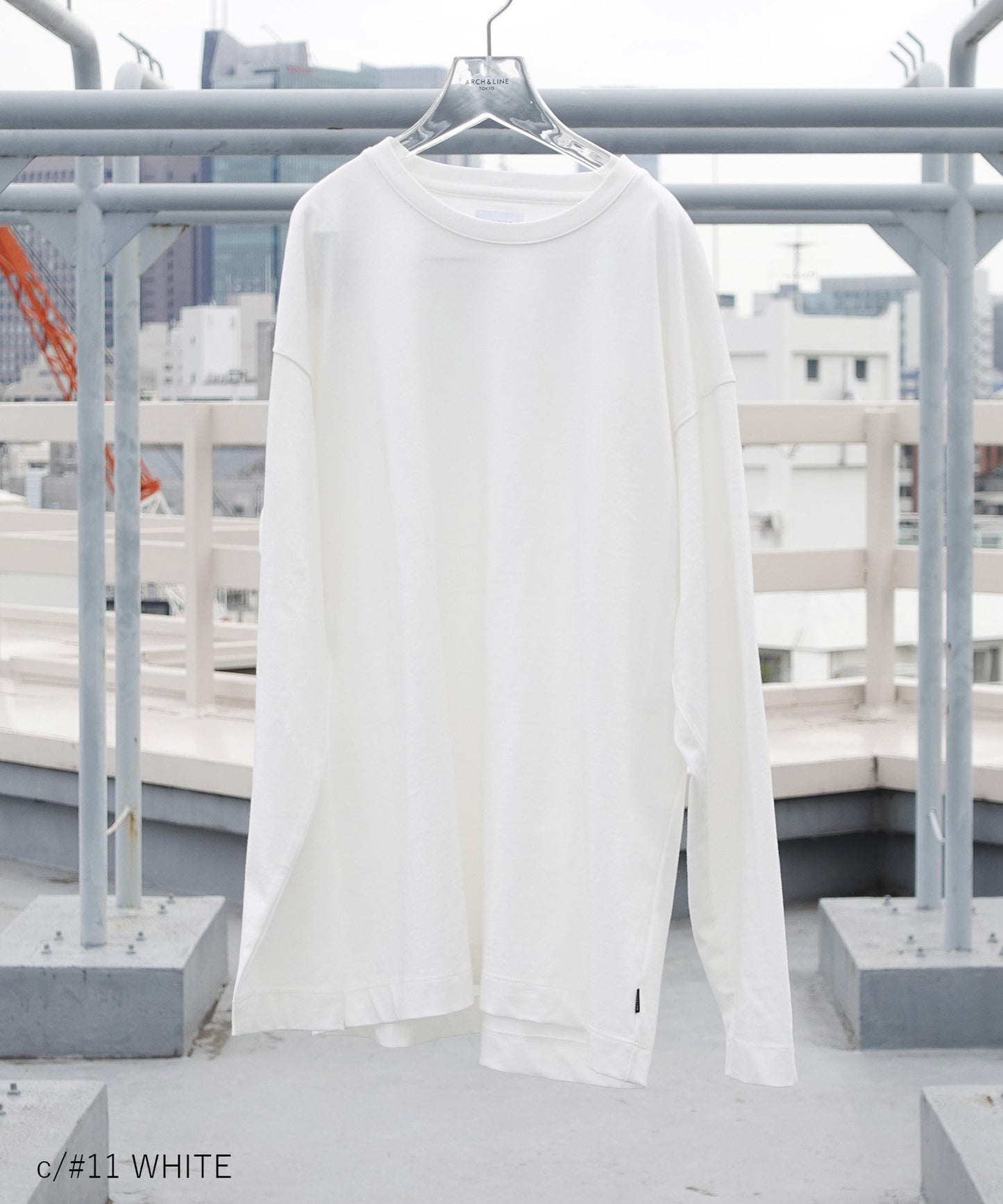 《環境配慮素材》OG CLEAR COTTON BASIC TEE オーガニックコットン ガス焼き天竺 ジャストルーズ型 チャリティー［85-145cm］