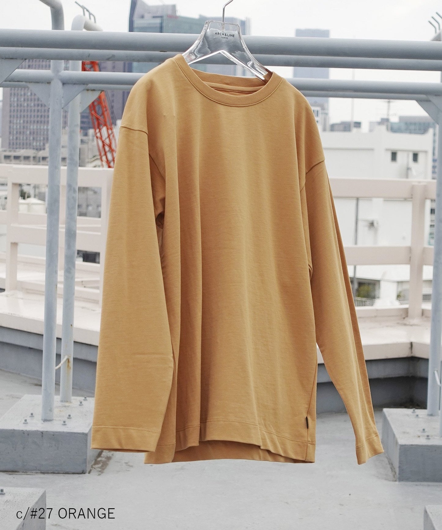 《環境配慮素材》OG CLEAR COTTON BASIC TEE オーガニックコットン ガス焼き天竺 ジャストルーズ型 チャリティー［85-145cm］