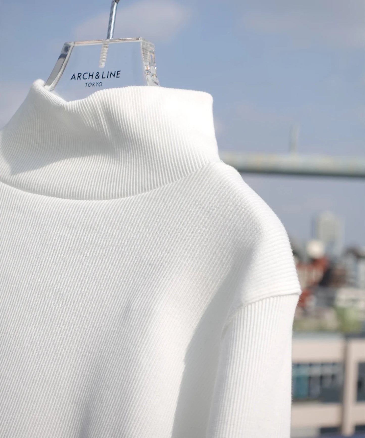 COTTON RIB H/N TEE 高領羅紋材質棉【145-175cm】