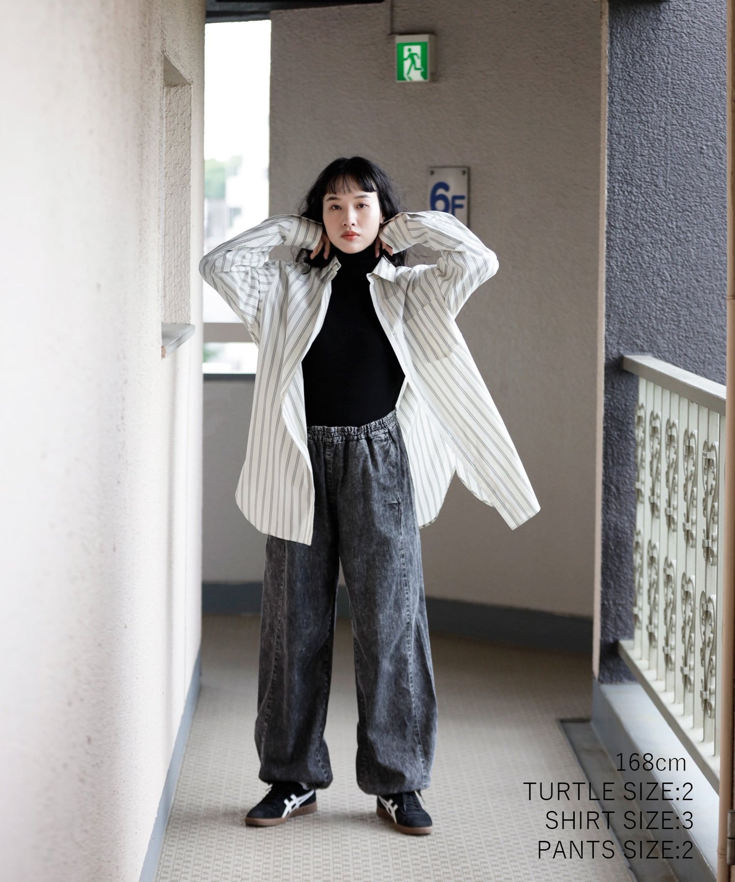 COTTON RIB H/N TEE 高領羅紋材質棉【145-175cm】