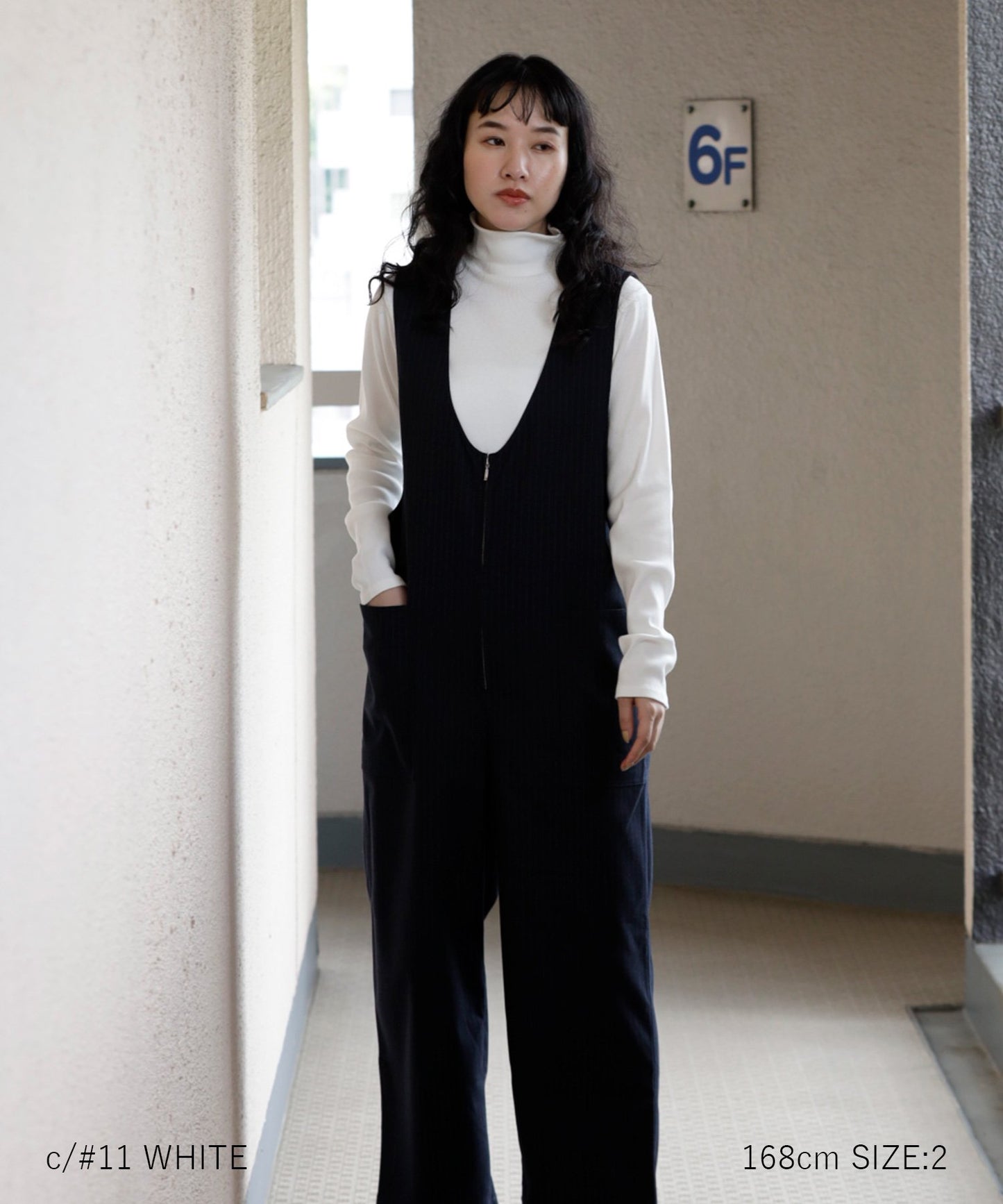 COTTON RIB H/N TEE 高領羅紋材質棉【145-175cm】