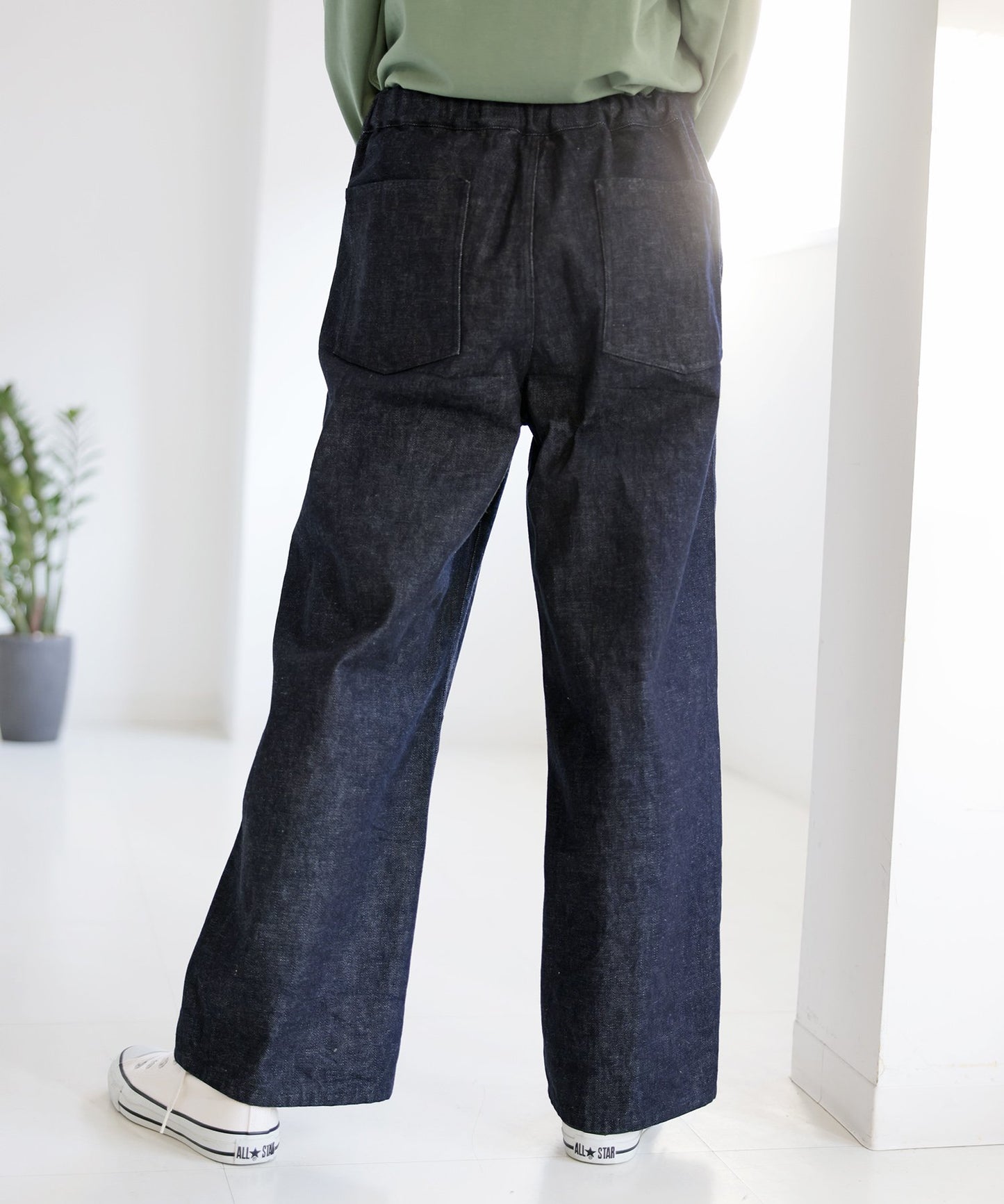 【環保材質】Re DENIM PAINTER PANTS 再生棉牛仔布 全年材質【145-175cm】